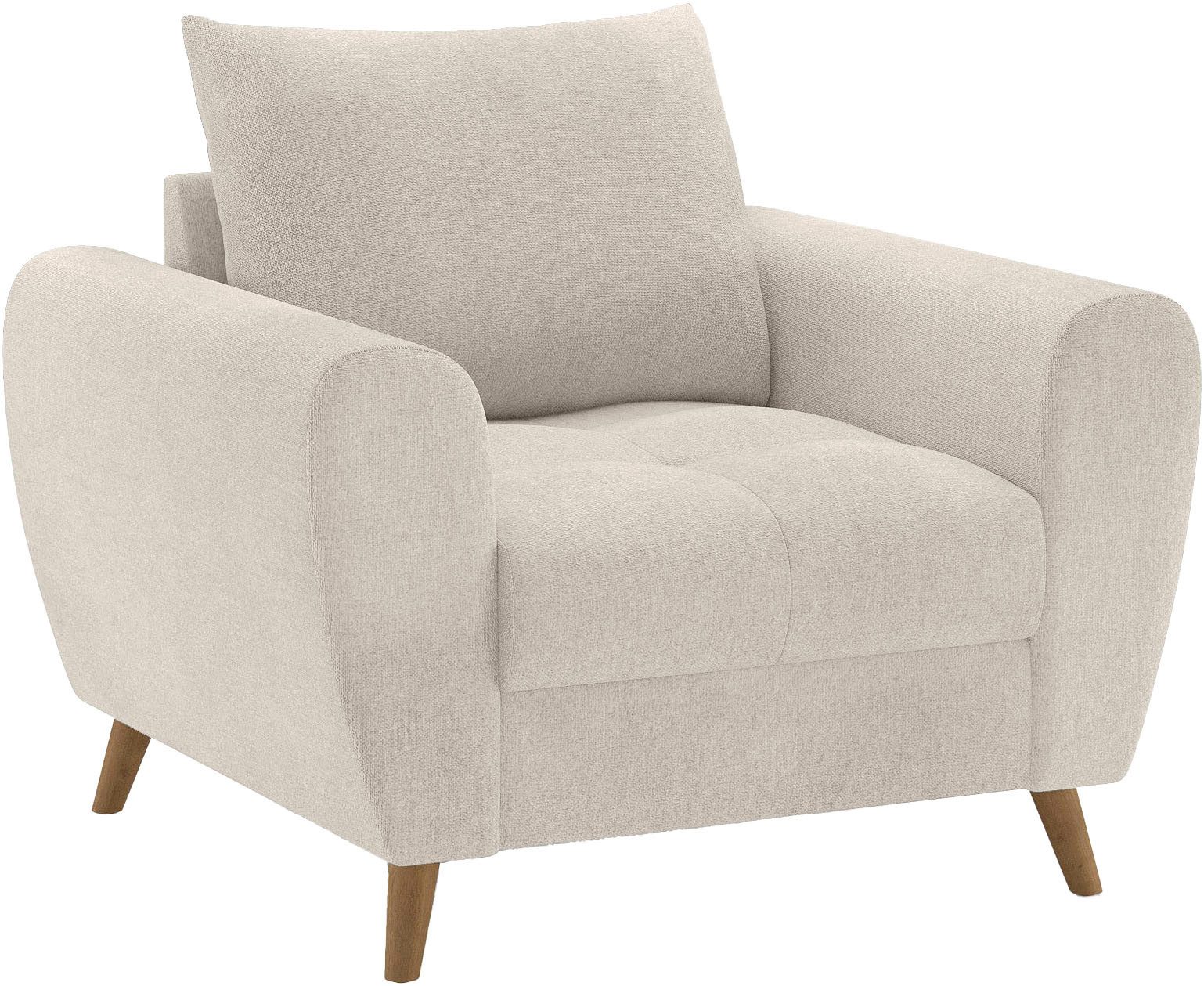 Mr. Couch Fauteuil Blackburn II Geschikt voor de set, optioneel met koudschuim fauteuils beige