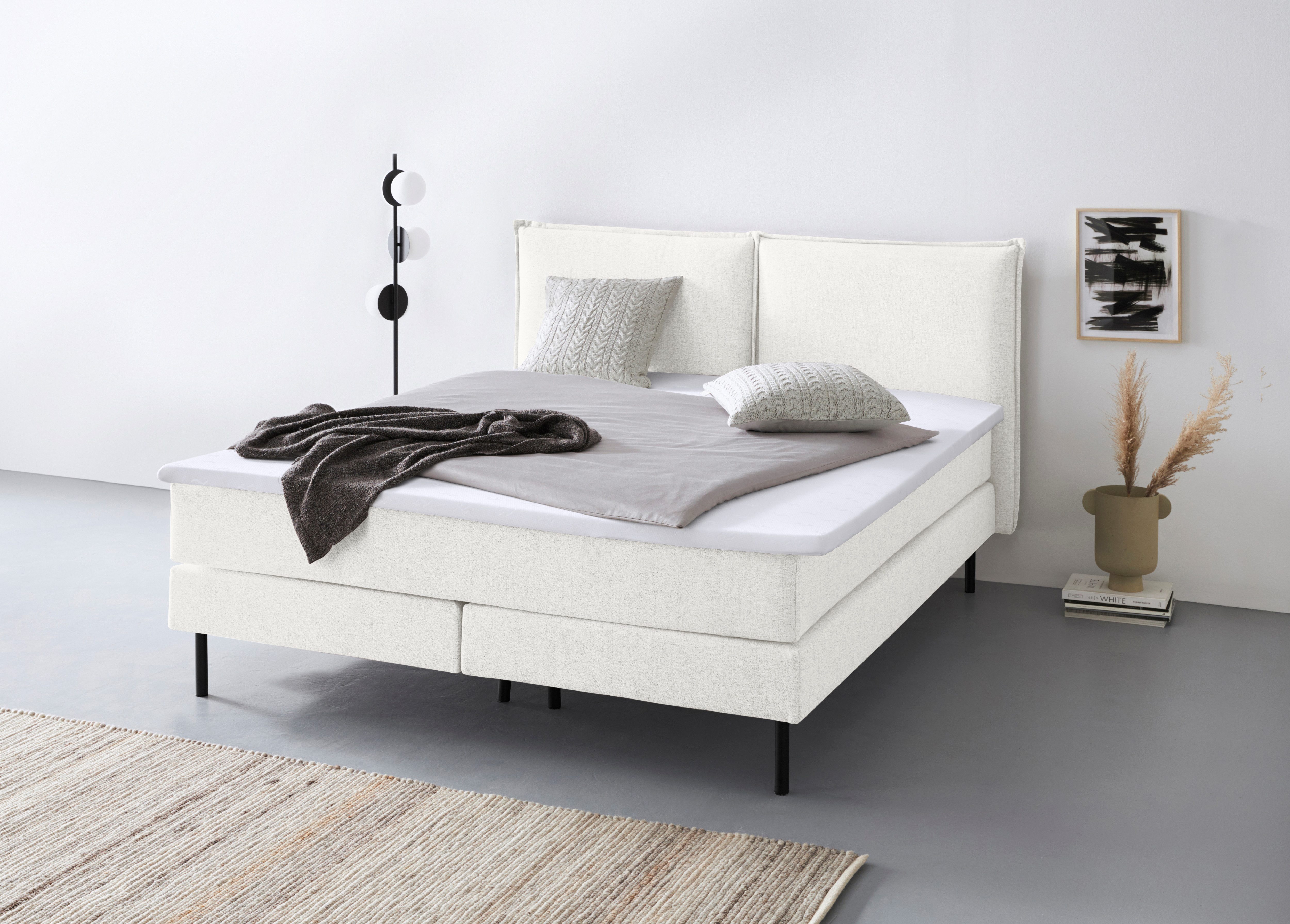 LeGer Home by Lena Gercke Gestoffeerd bed EDITH