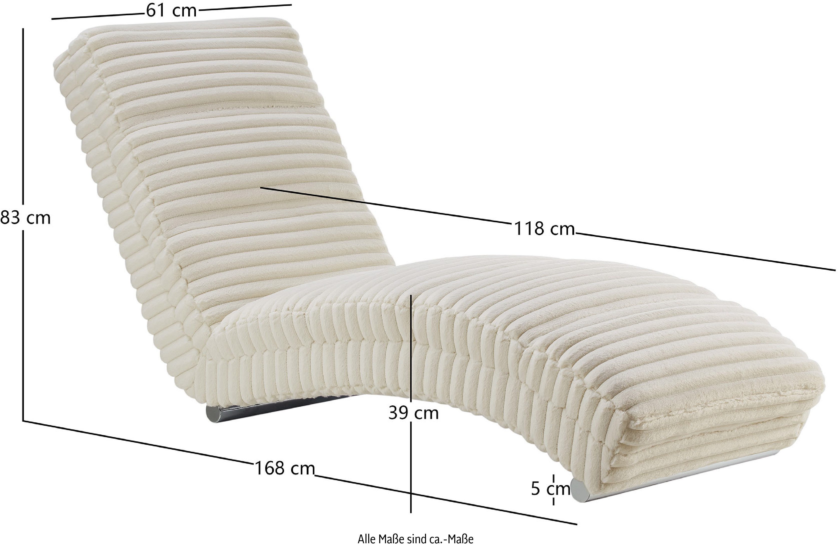 SalesFever Relaxstoel met kruisstepping, bekledingsstof oeko-tex gecertificeerd en pfc-vrij