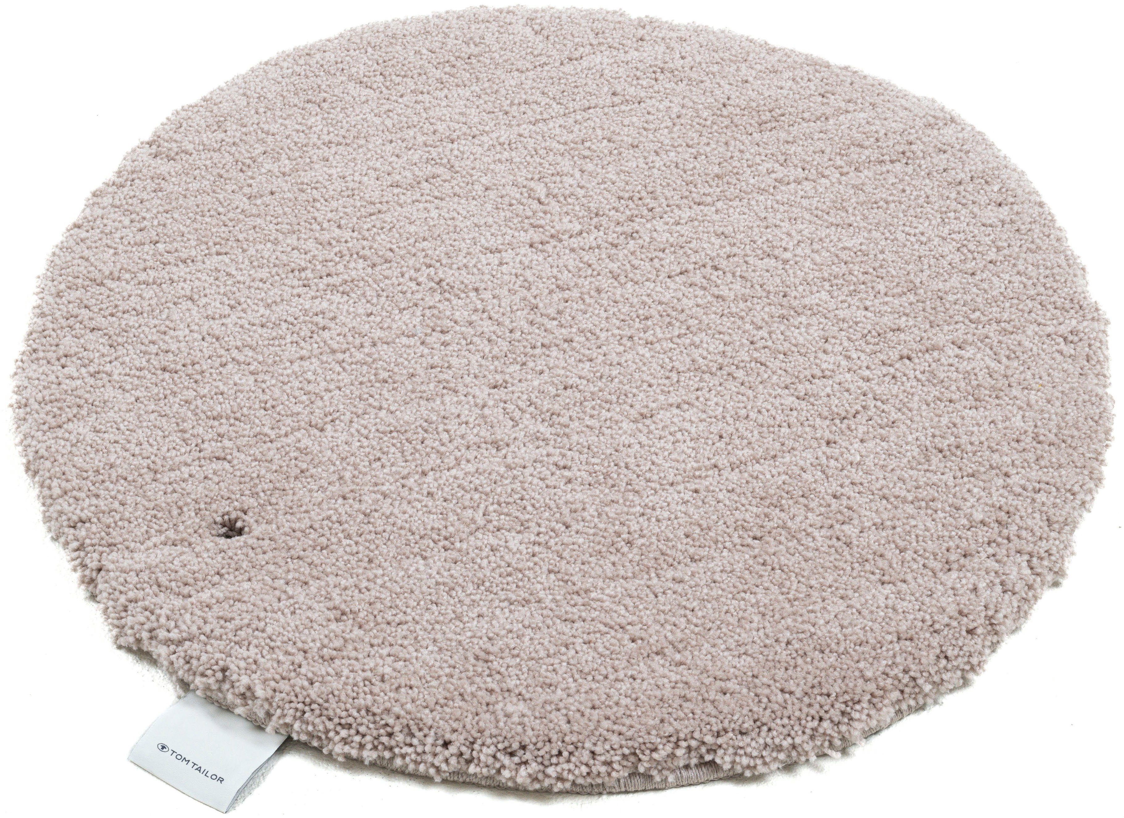TOM TAILOR HOME Badmat Cozy Bath UNI Badmat, effen kleuren, rechthoekig, rond en ovaal verkrijgbaar (1 stuk)