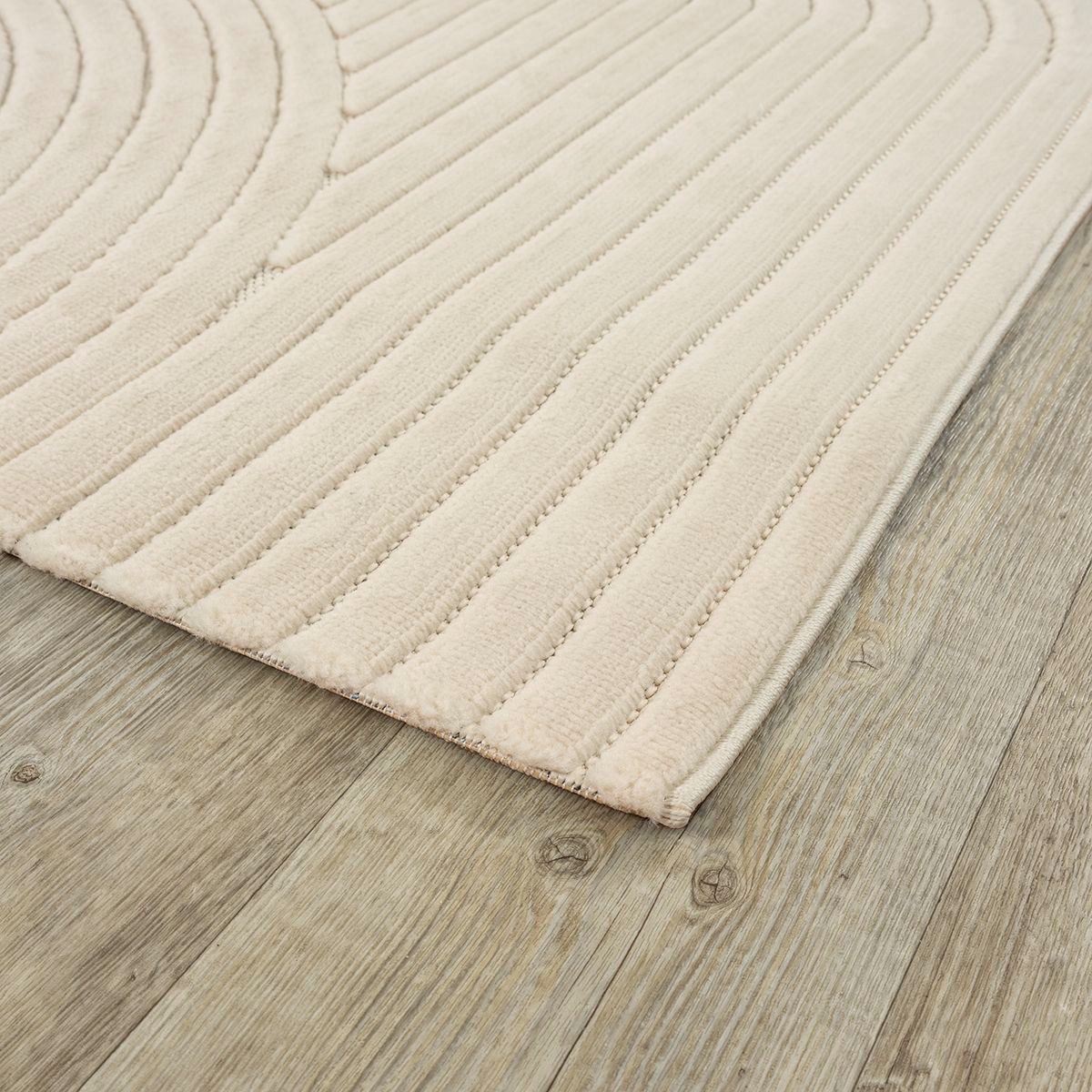 The carpet Vloerkleed Parma moderne woonkamer tapijt geschikt voor buiten, dichte pool