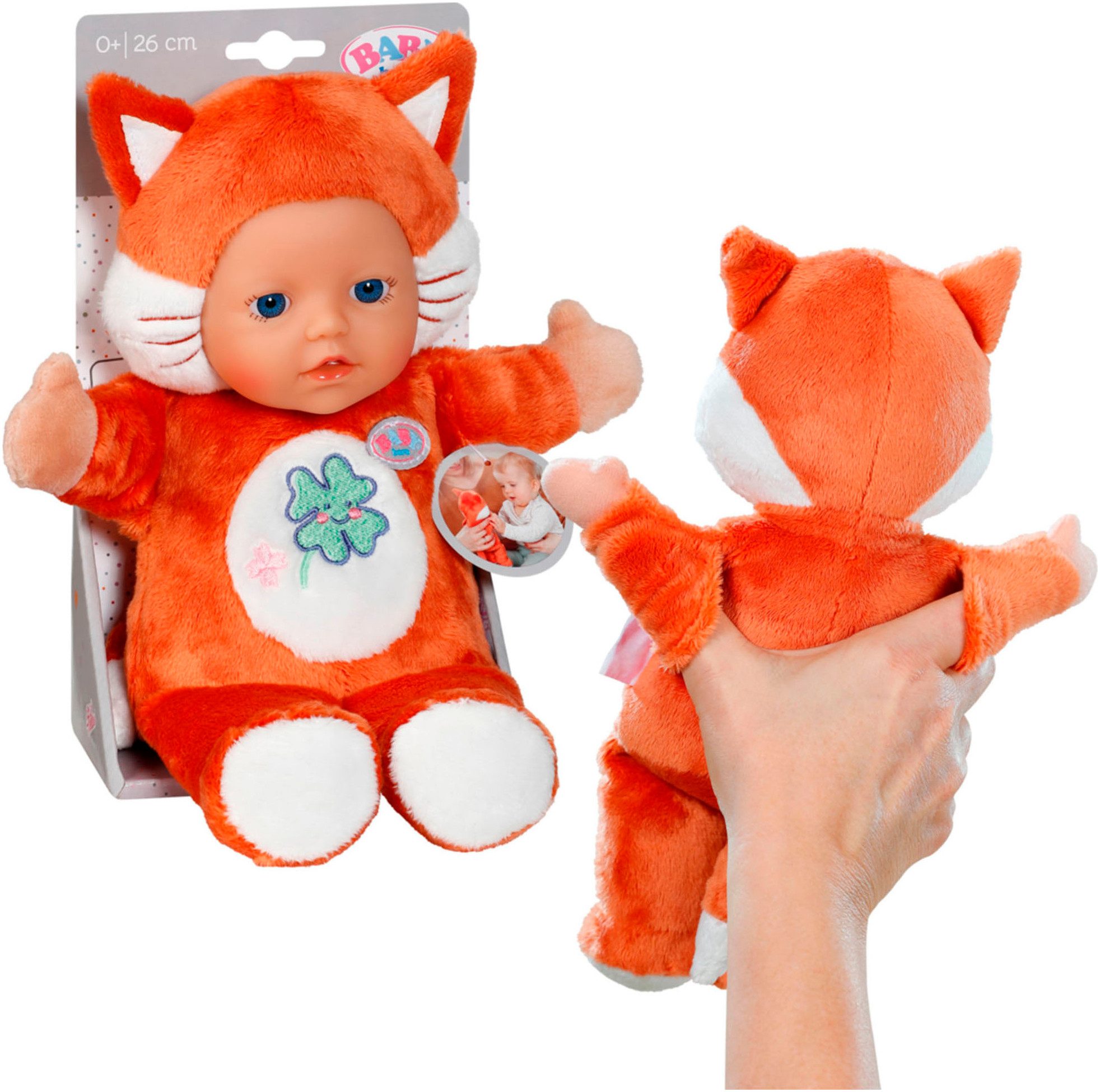 Baby Born Babypop Voor baby vos, 26 cm