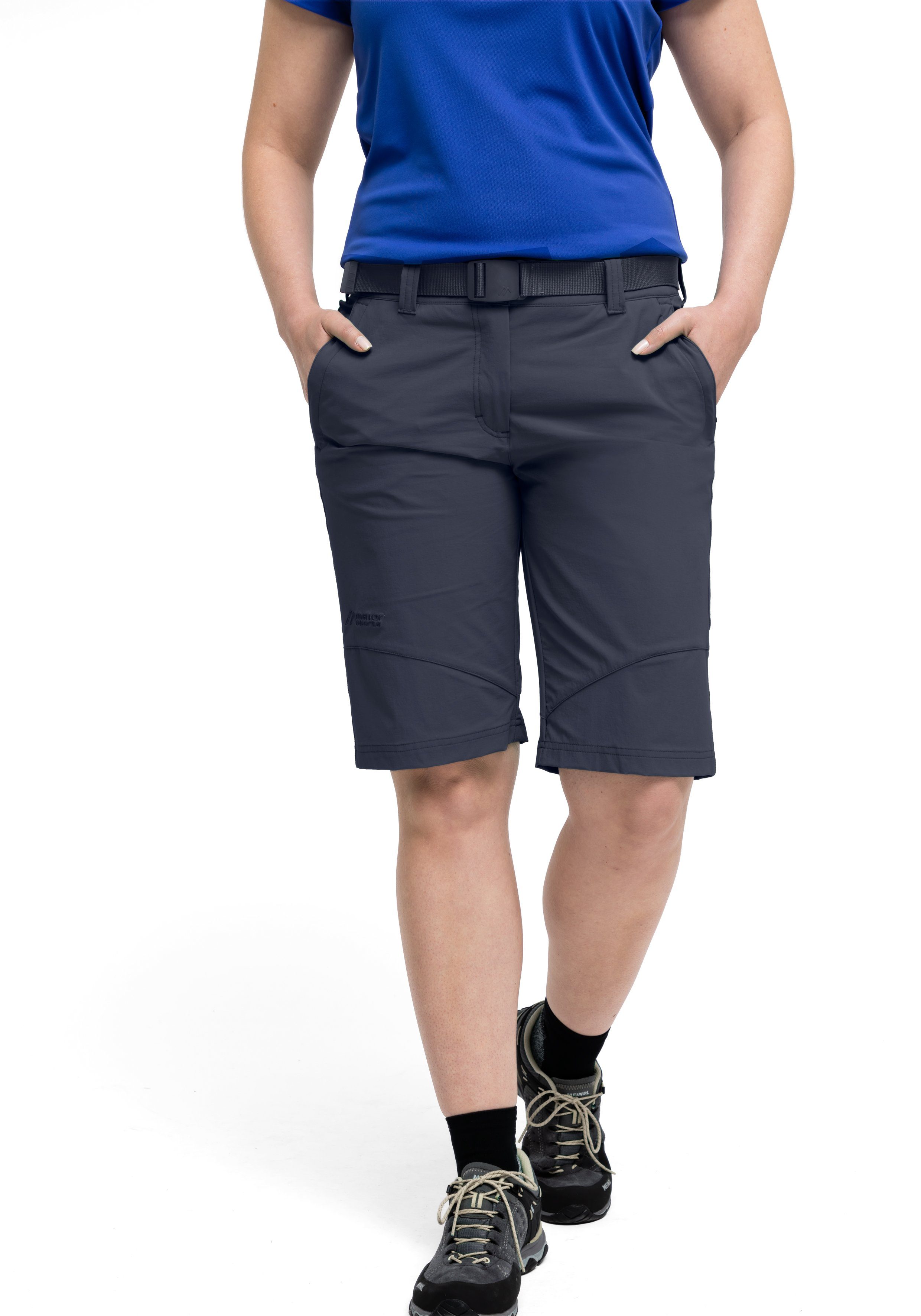 Maier Sports Functionele short Lawa Dames shorts, korte wandelbroek, outdoorbroek met 2 zakken, regular fit