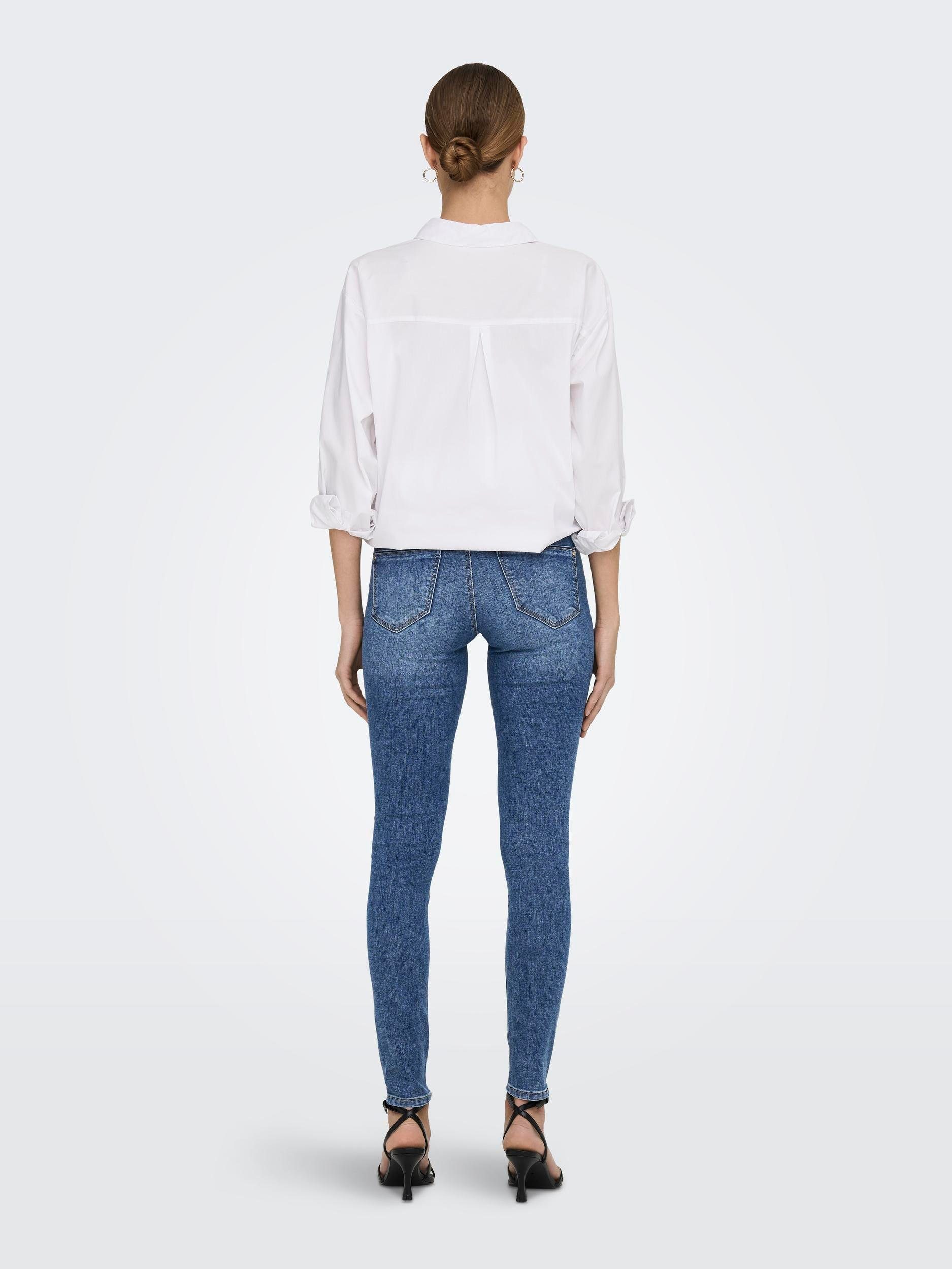 Only Skinny fit jeans ONLWAUW MID SKINNY DNM BJ370 NOOS