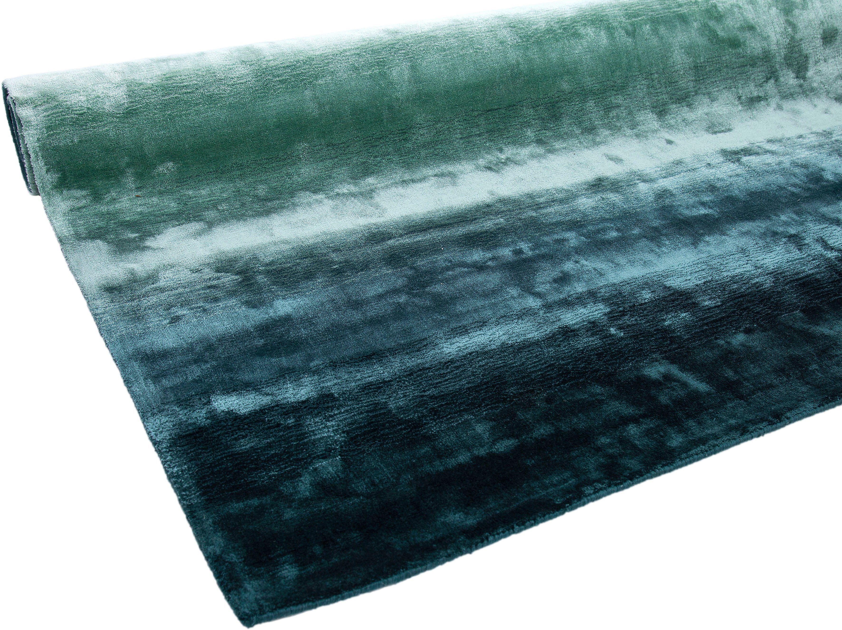 Home affaire Vloerkleed Katalin, met de hand geweven, vloerkleden van 100% viscose, in kleur changerend