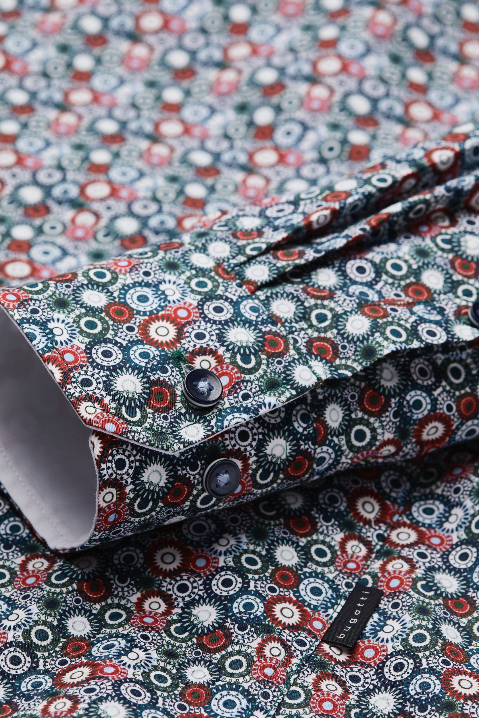 Bugatti Overhemd met lange mouwen met under-button-down