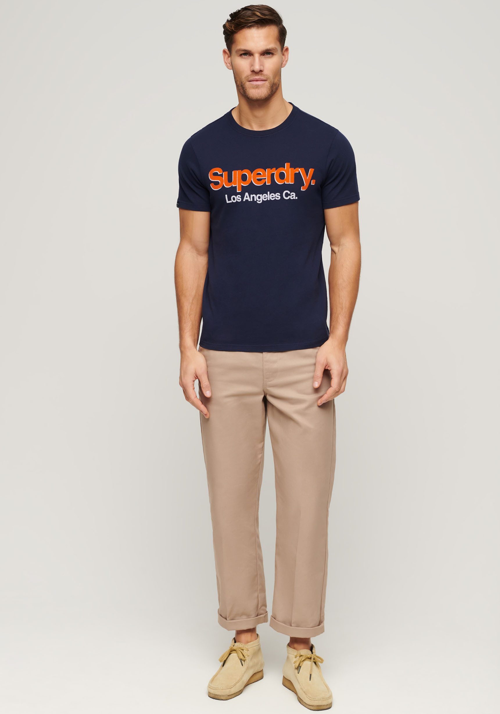 Superdry Shirt met print SD-CORE LOGO CLASSIC WASHED TEE