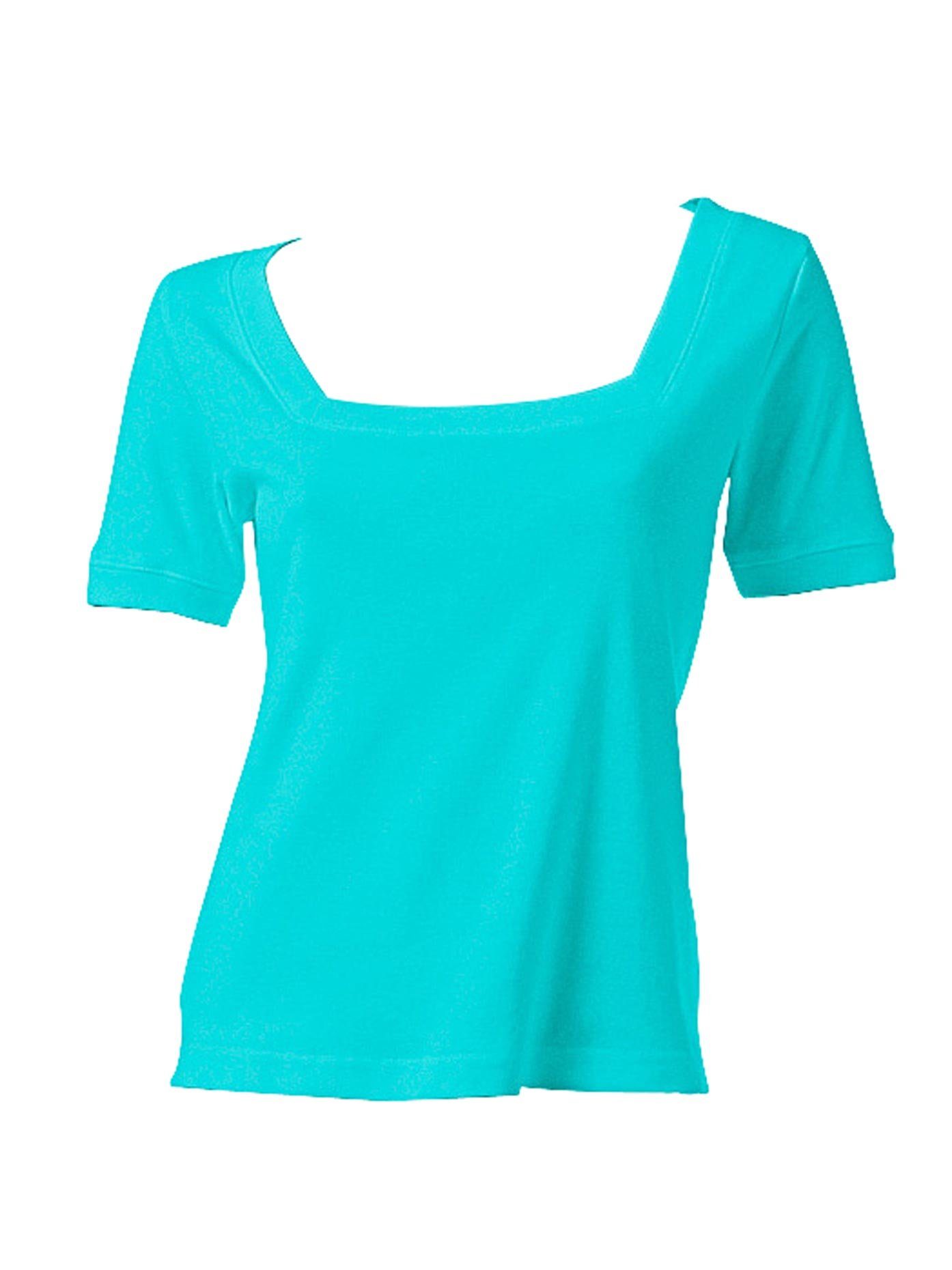 heine Shirt met korte mouwen Shirt met carréhals (1-delig)