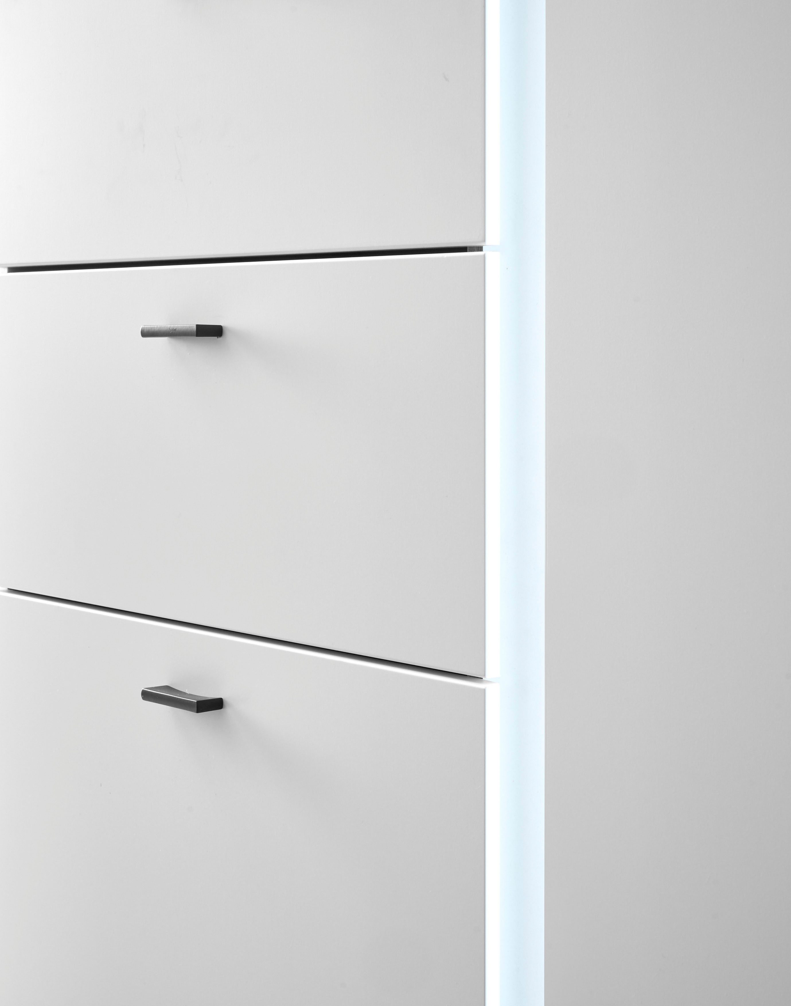 INOSIGN Wandmeubel Long Island in moderne trendkleur, inclusief verticale verlichting, breedte 260 cm (set, 3-delig)