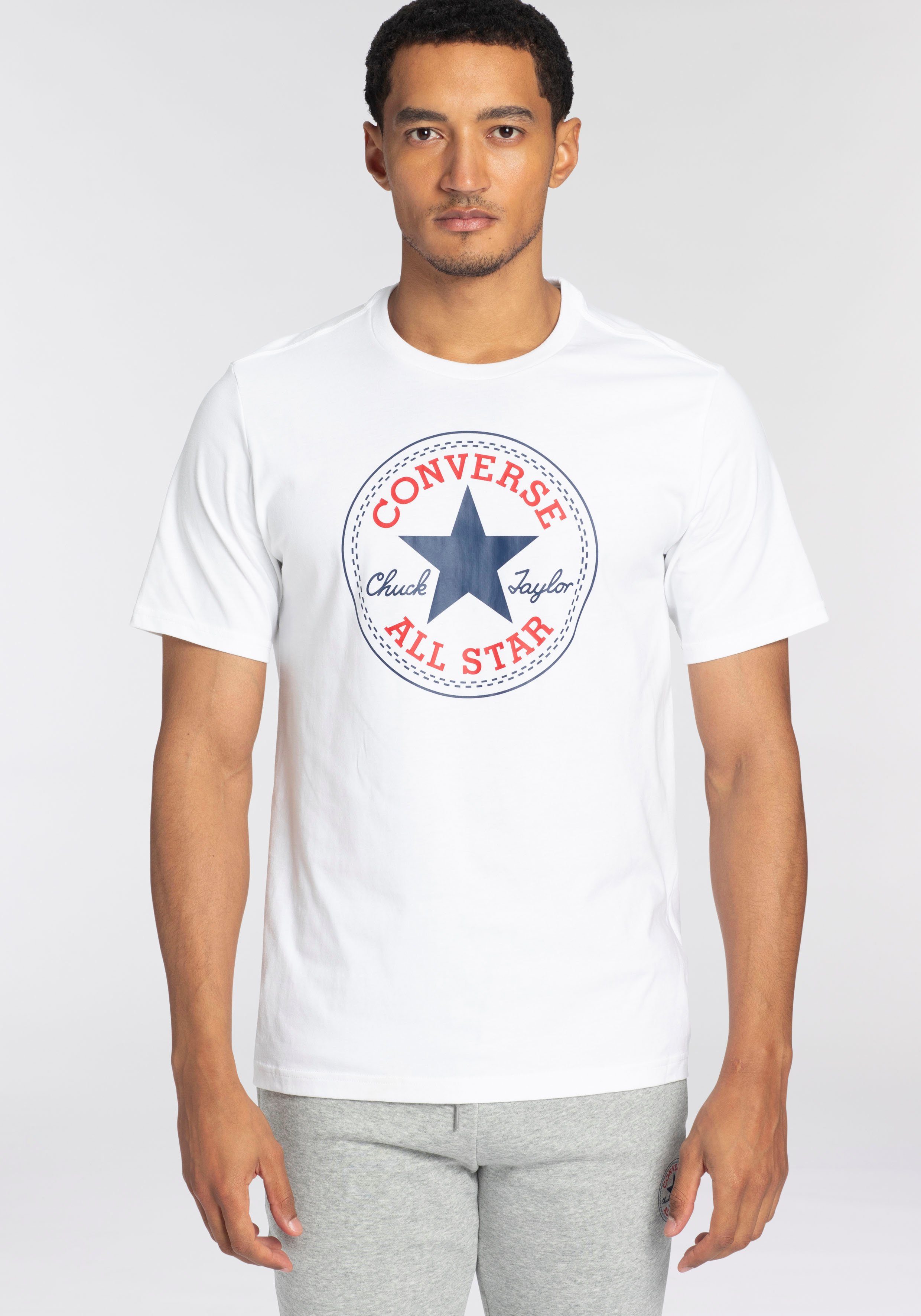 Converse T-shirt CONVERSE GO-TO ALL STAR PATCH STANDARD-FIT T-SHIRT (1-delig)