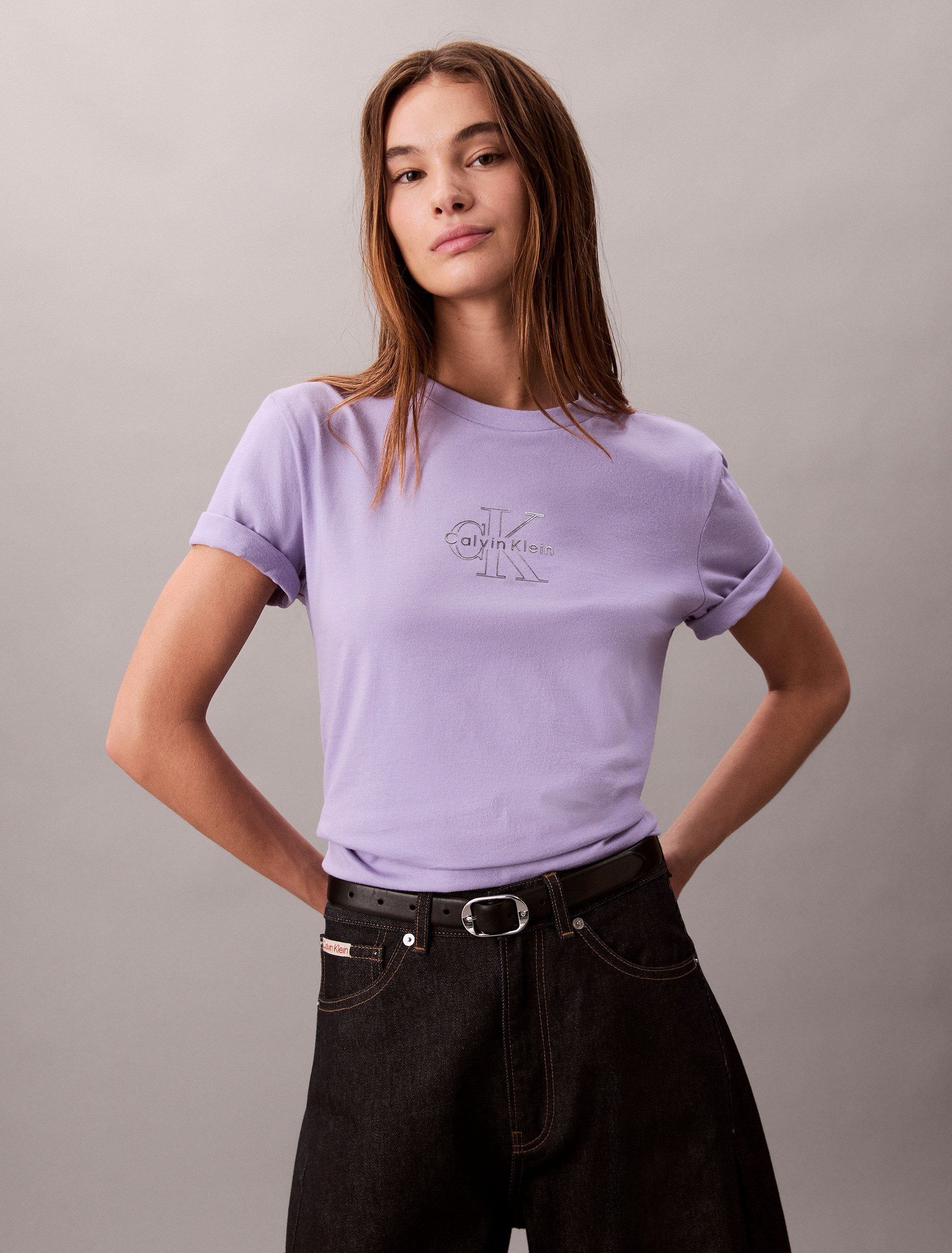 Calvin Klein T-shirt SS CLASSIC FOIL MONOLOGO TEE