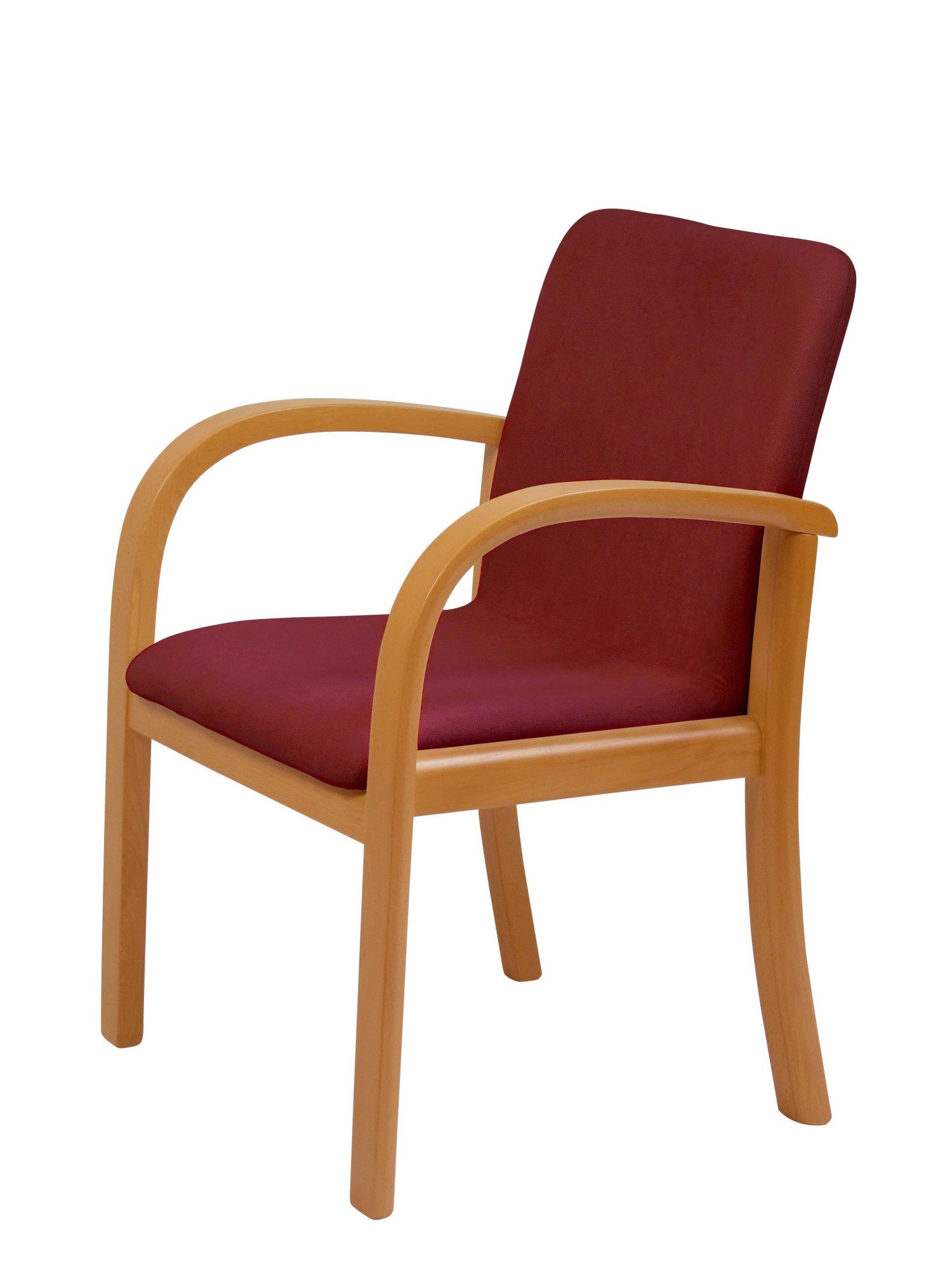 Home affaire Eetkamerstoel LINA707 Extra-comfort, vlekbestendig weefsel, massief hout (1 stuk)