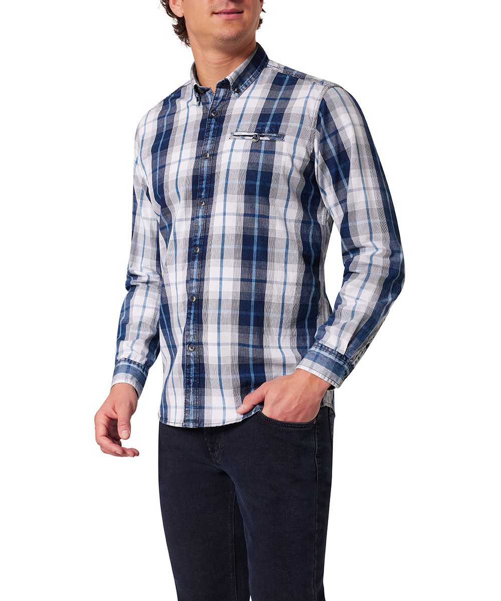 Pioneer Authentic Jeans Overhemd met lange mouwen met geruit patroon