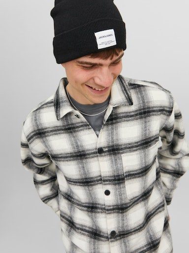 Jack & Jones Overhemd met lange mouwen JORZAC CHECK OVERSHIRT LS SN