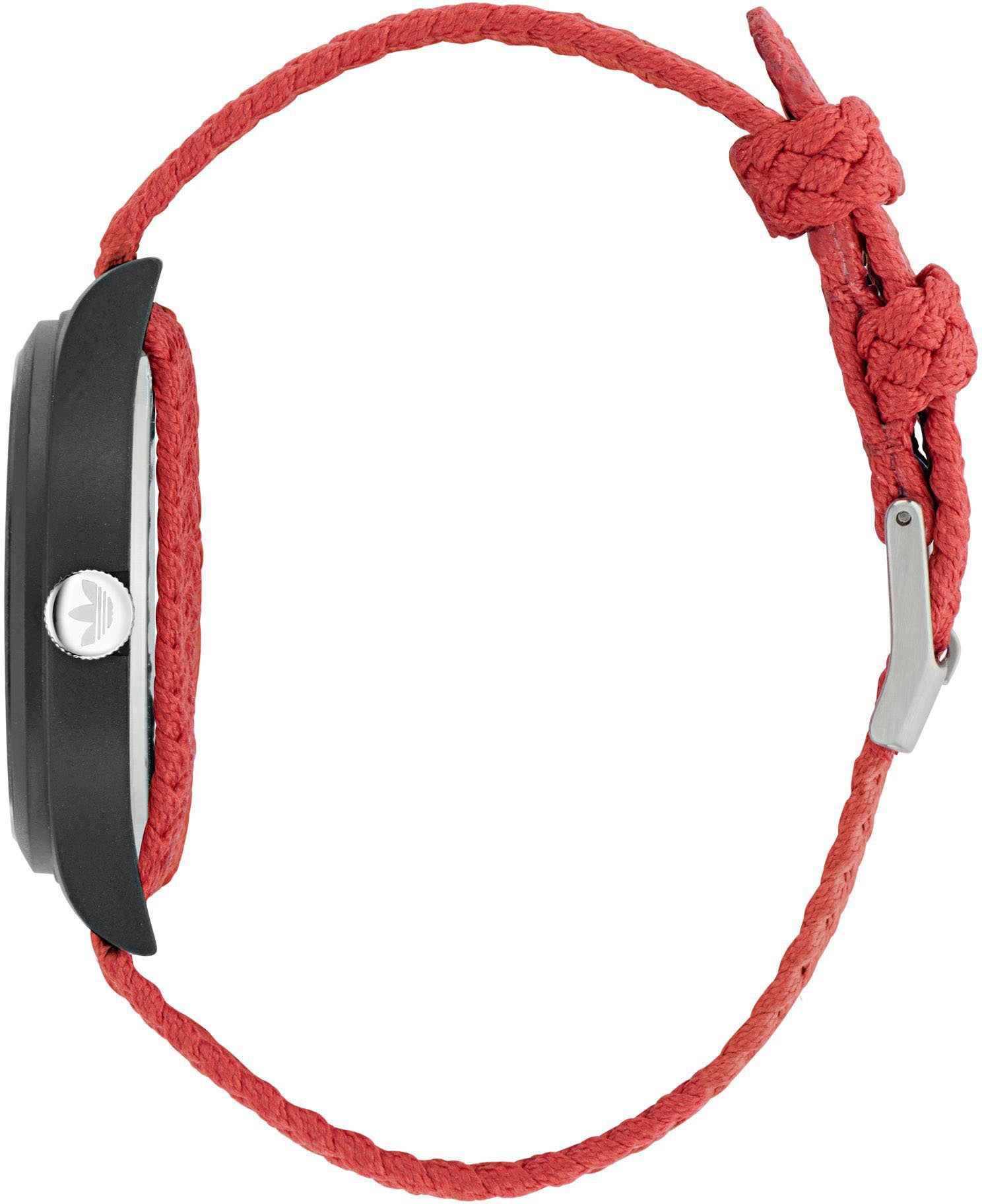 adidas Originals Kwartshorloge GAME ONE Polshorloge, herenhorloge, dameshorloge, nylon band, waterafstotend tot 5 bar