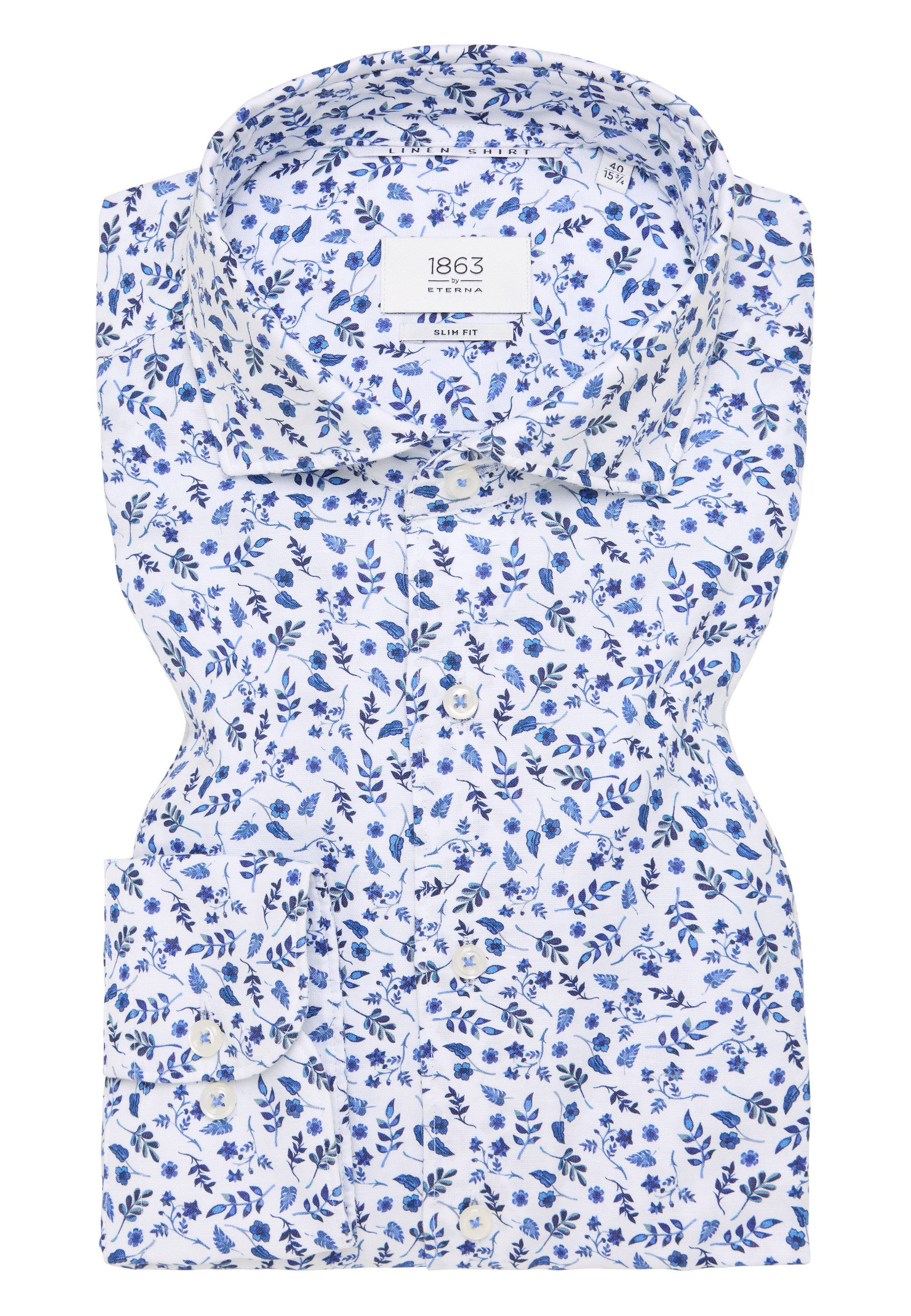 Eterna Overhemd met lange mouwen Slim fit EASY IRON (gemakkelijk te strijken)
