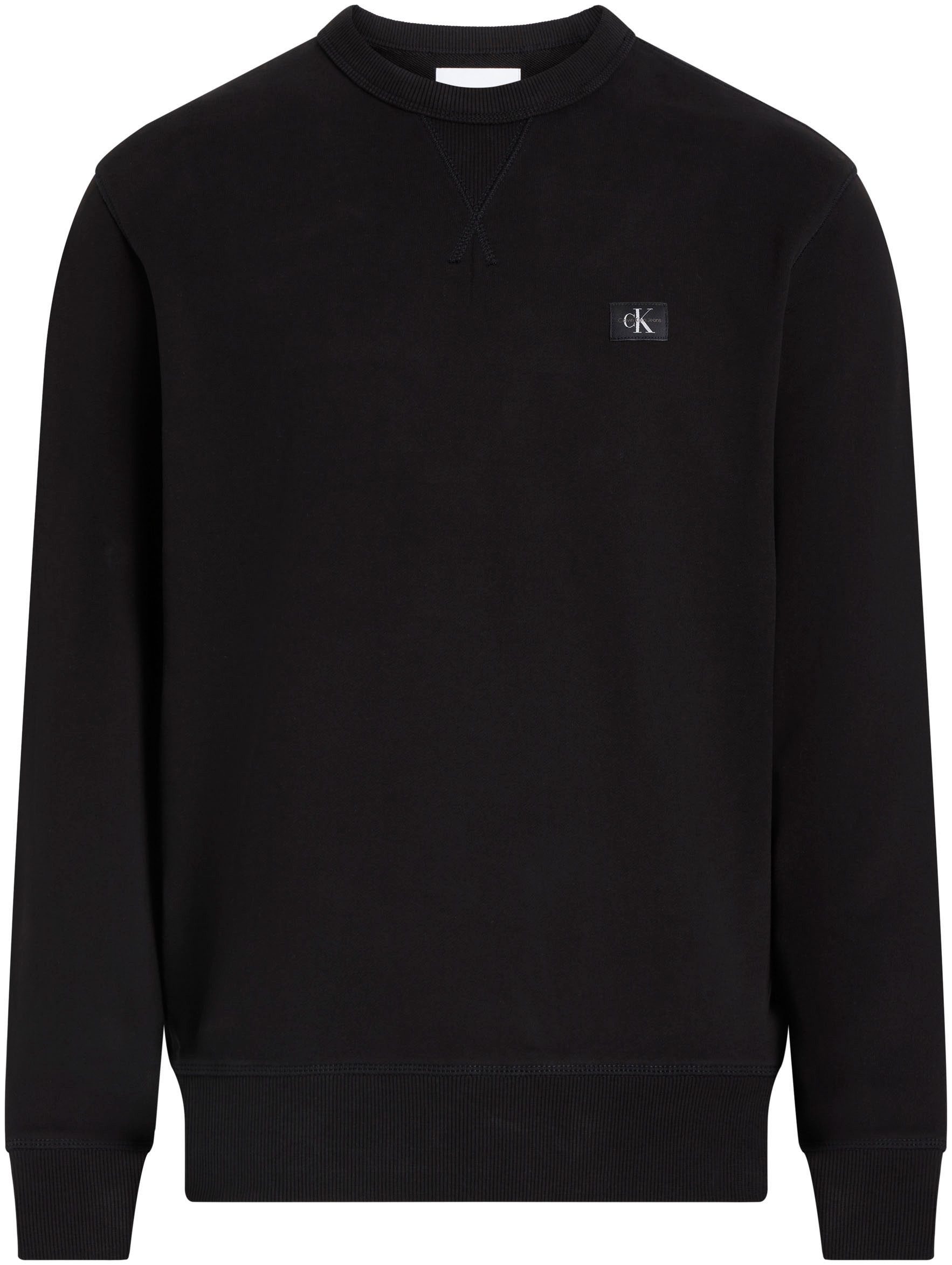 Calvin Klein Sweatshirt WOVEN LABEL CREW NECK