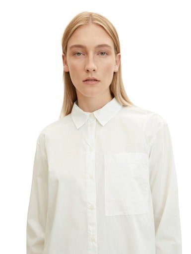 Tom Tailor Overhemdblouse met oortjes aan de capuchon
