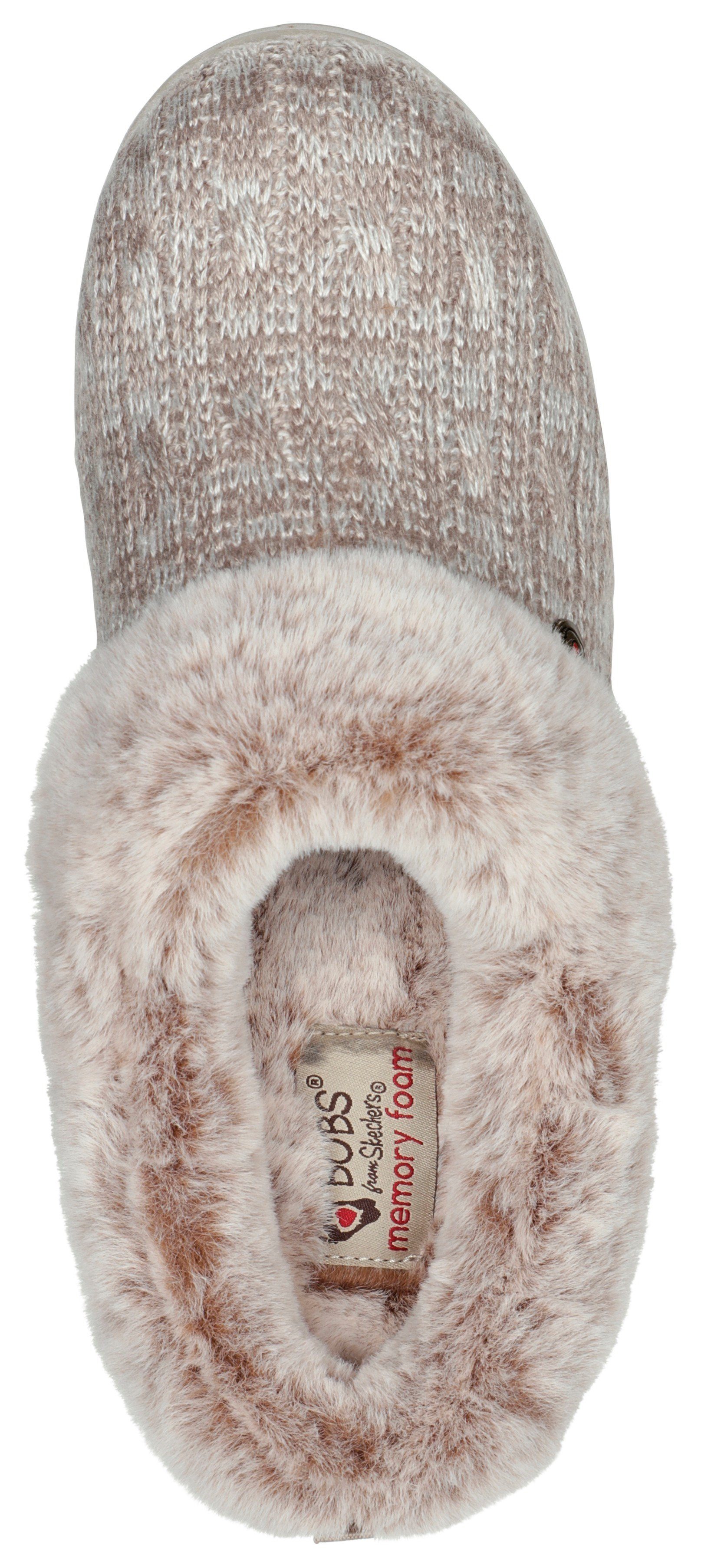 Skechers Pantoffels KEEPSAKES - ICE ANGEL Huisschoen in brei-look