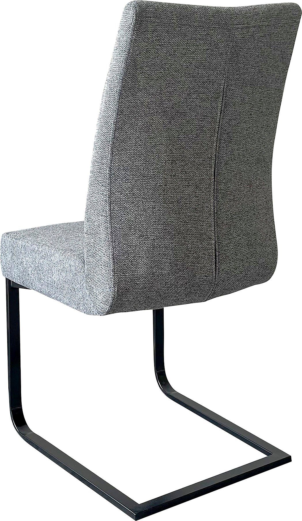 byLIVING Eetkamerstoel Marlen XXL belastbaar tot 150 kg, vintage bekleding, sledestoel (set, 2 stuks)