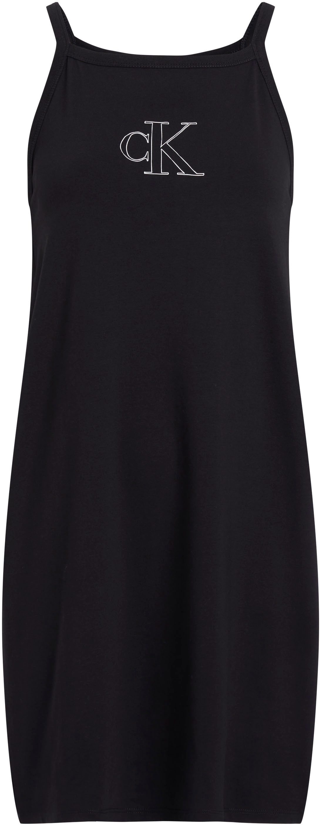 Calvin Klein Jurk met bandjes OUTLINED CK STRAPPY TANK DRESS