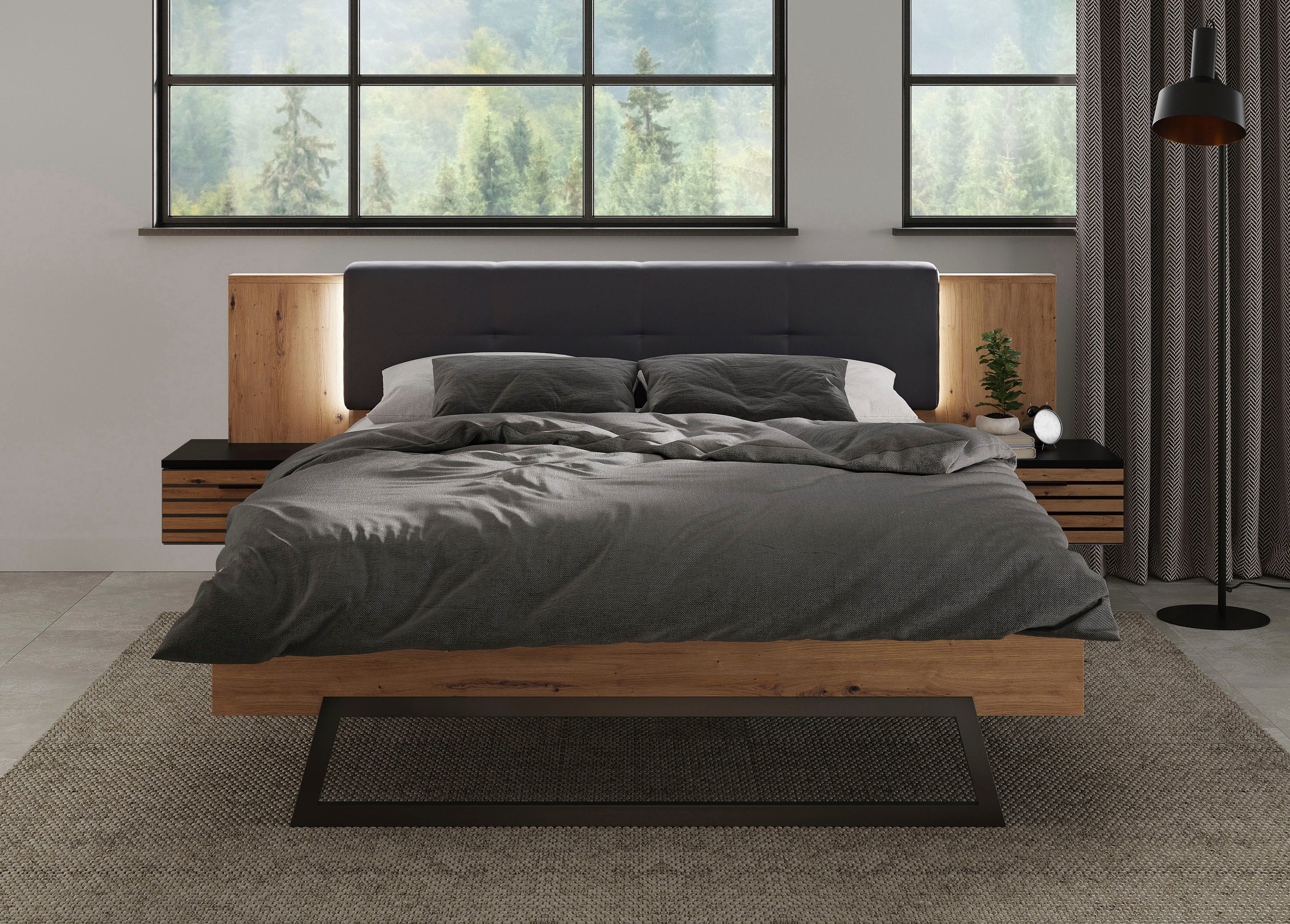 INOSIGN Houten bed MELIKA (3-delig)