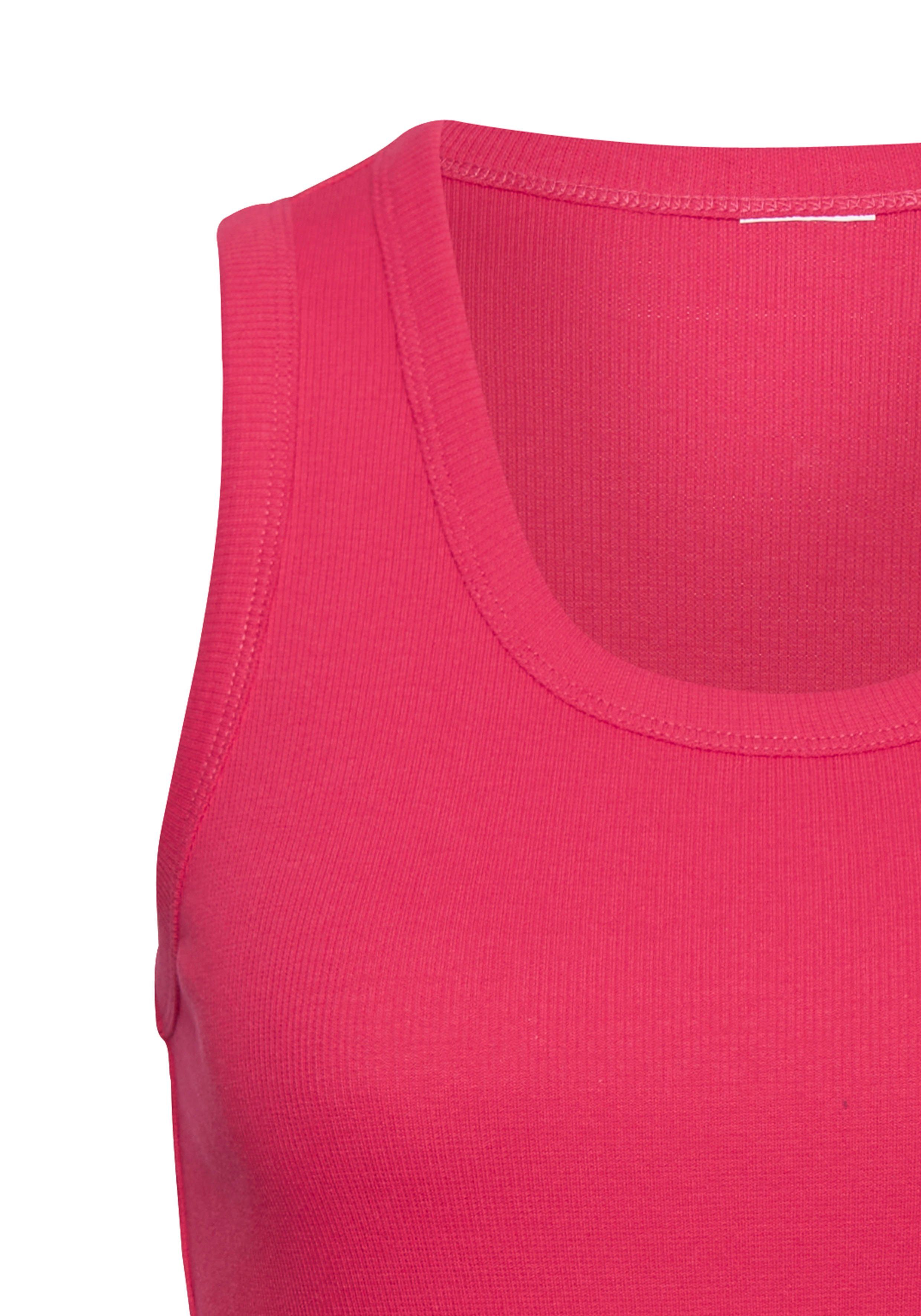 Vivance Tanktop Van zachte rib jersey van zachte katoen-rib kwaliteit (2-delig, Set van 2)
