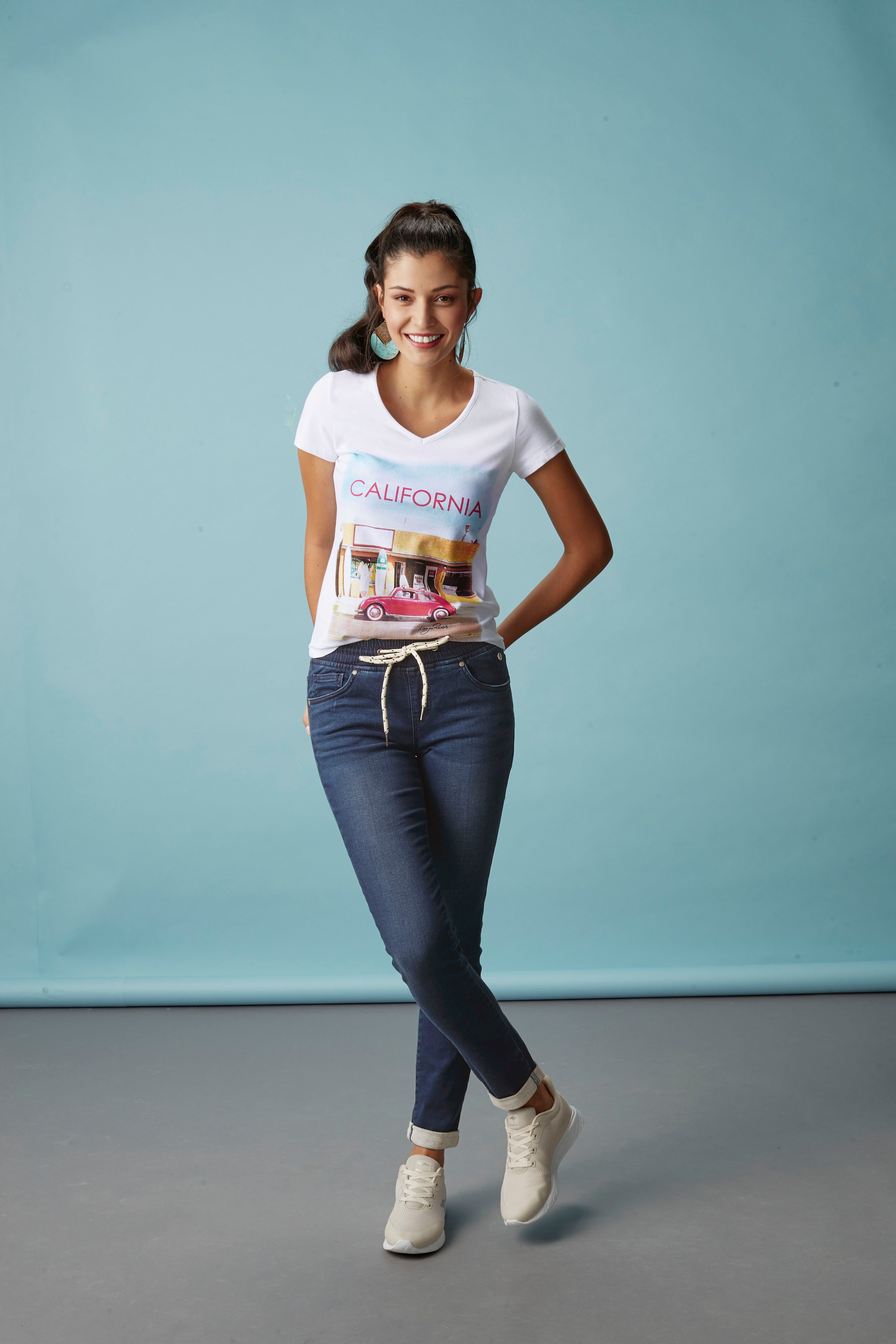 KangaROOS Prettige jeans elastische pasvorm, rechte pijp