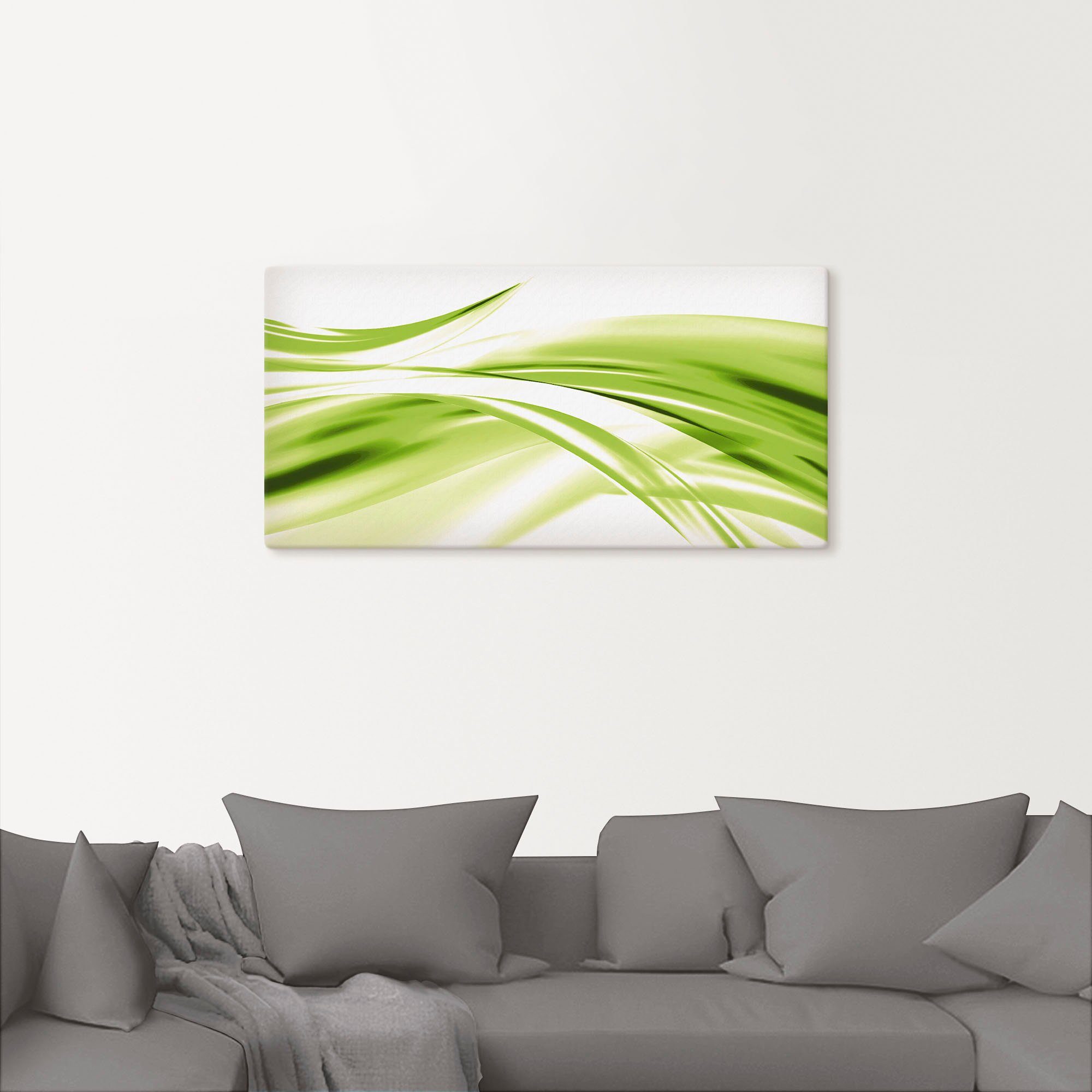 Artland Artprint Mooie golf - abstract als artprint van aluminium, artprint voor buiten, artprint op linnen, poster in verschillende maten. maten