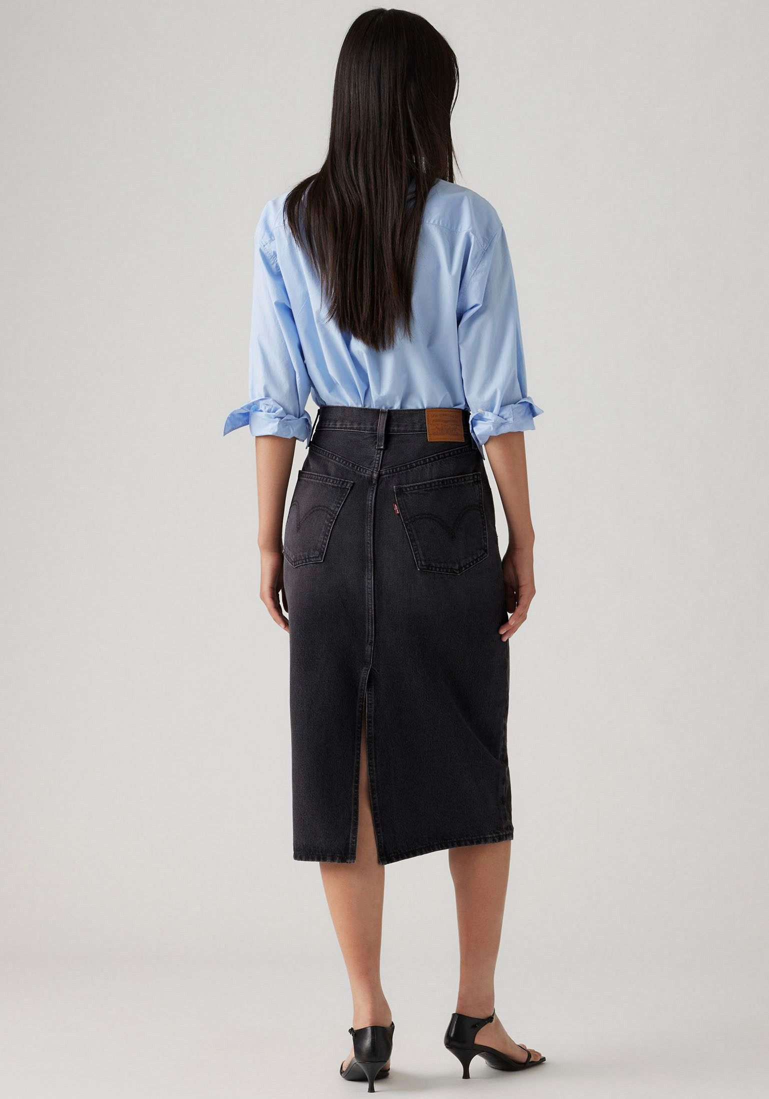Levi's® Jeans rok HR BACK SLIT SKIR
