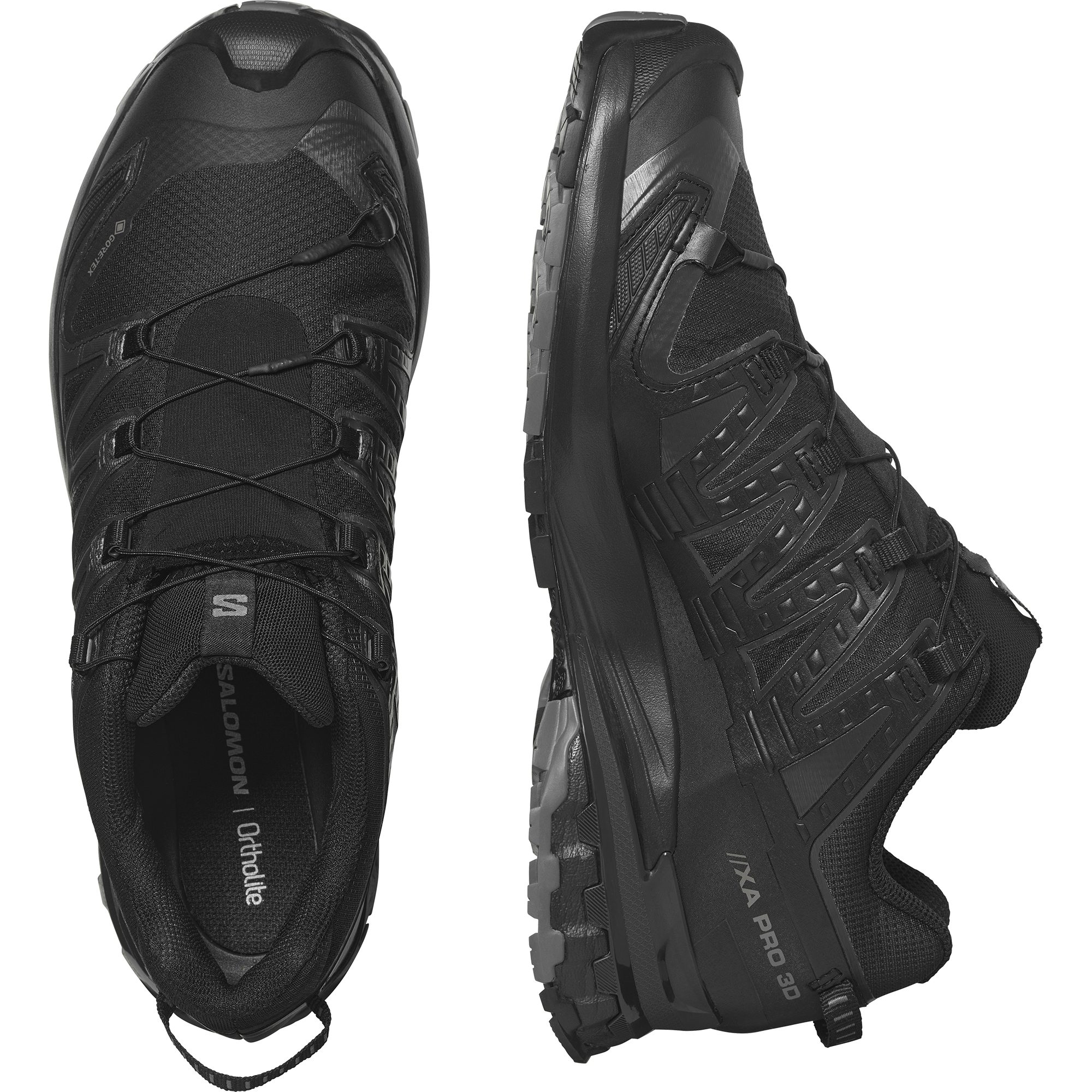Salomon Trailrunningschoenen XA PRO 3D V9 WIDE GORE-TEX waterdichte schoen, ideaal voor brede voeten