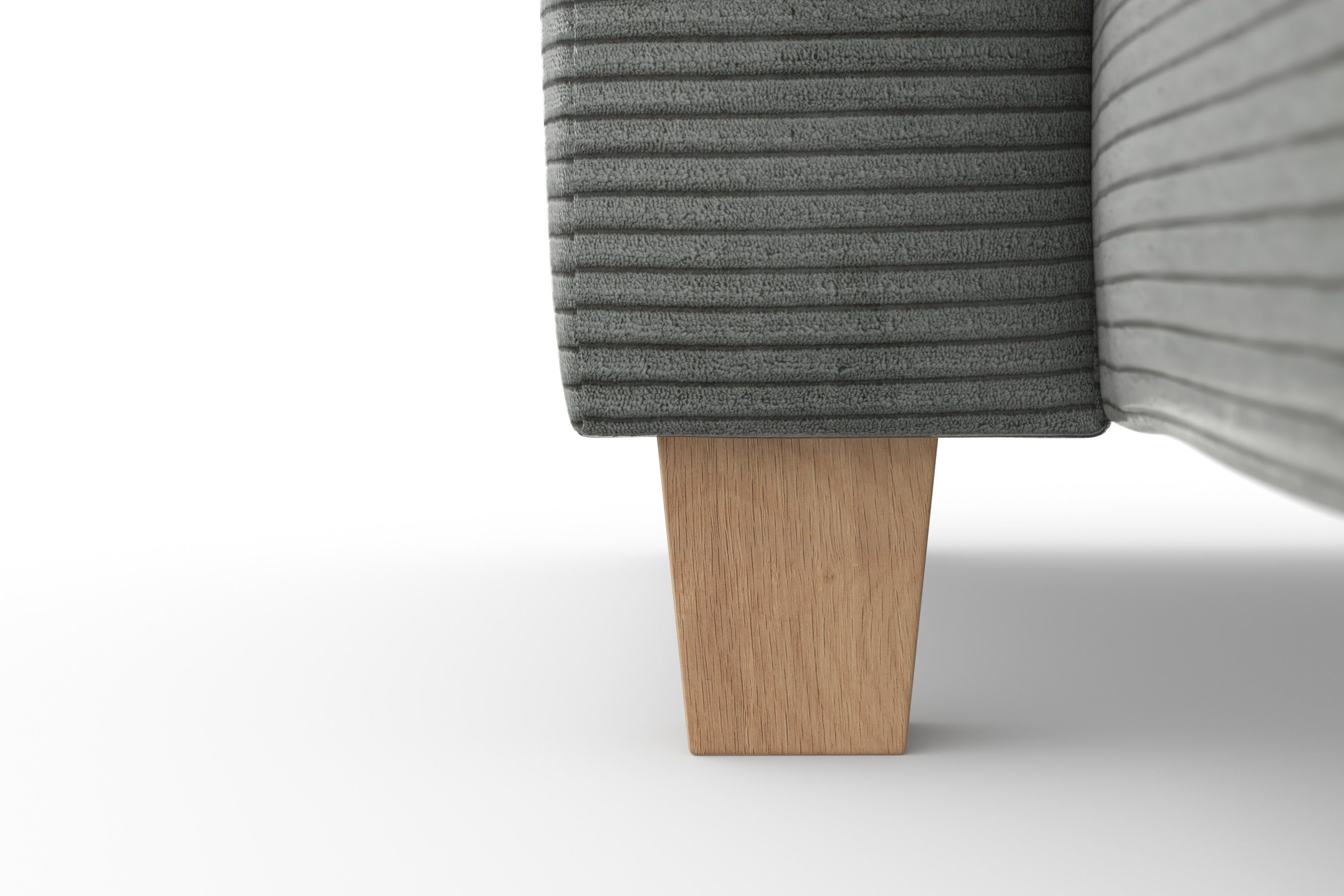 Home affaire Zithoek SUMMER U-vorm met of zonder slaapfunctie en bedkist, cordbekleding