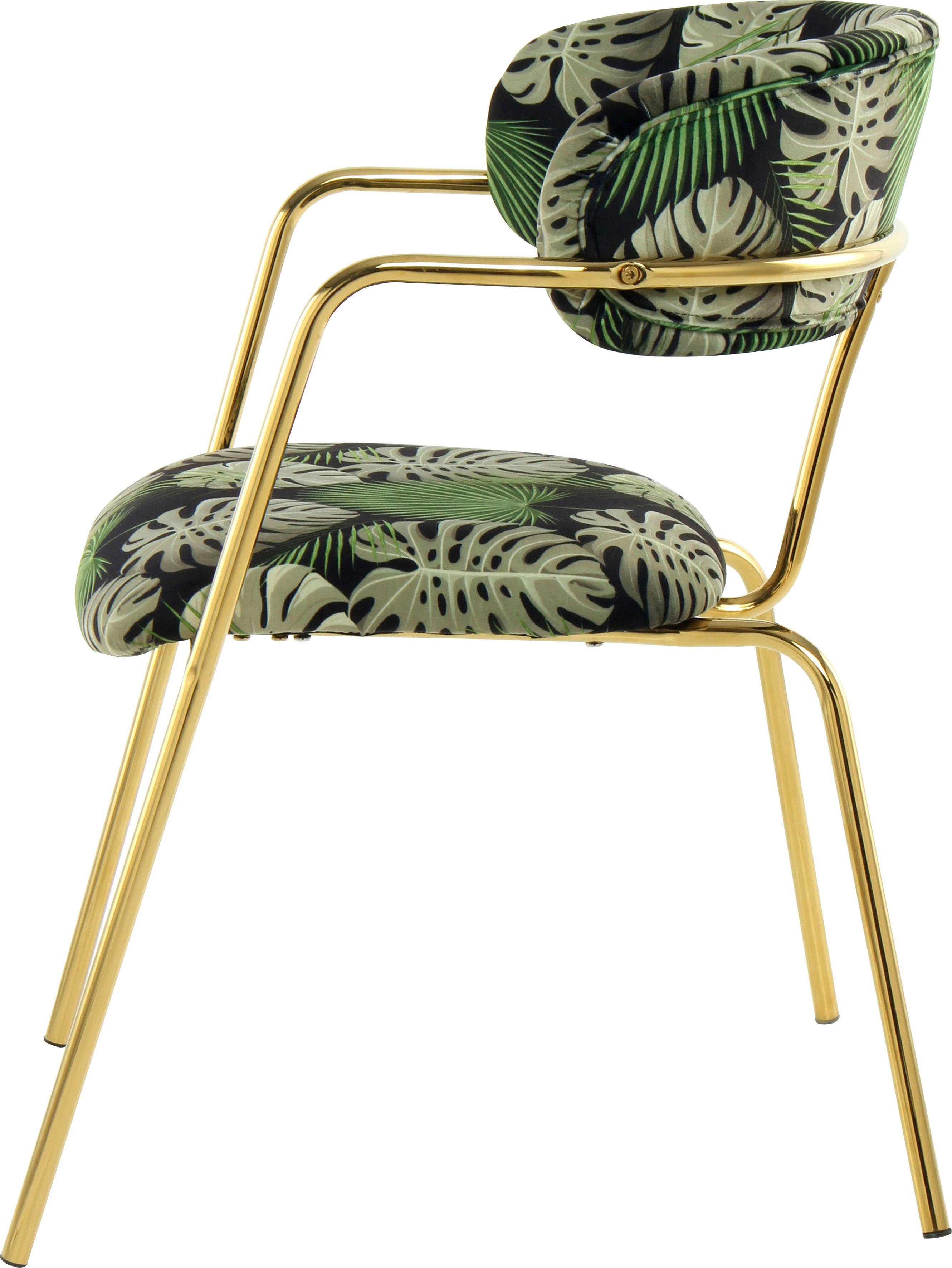 Kayoom Stoel Forest 625 2-delige set, fluweelzachte bekleding met hoog zitcomfort (set, 2 stuks)