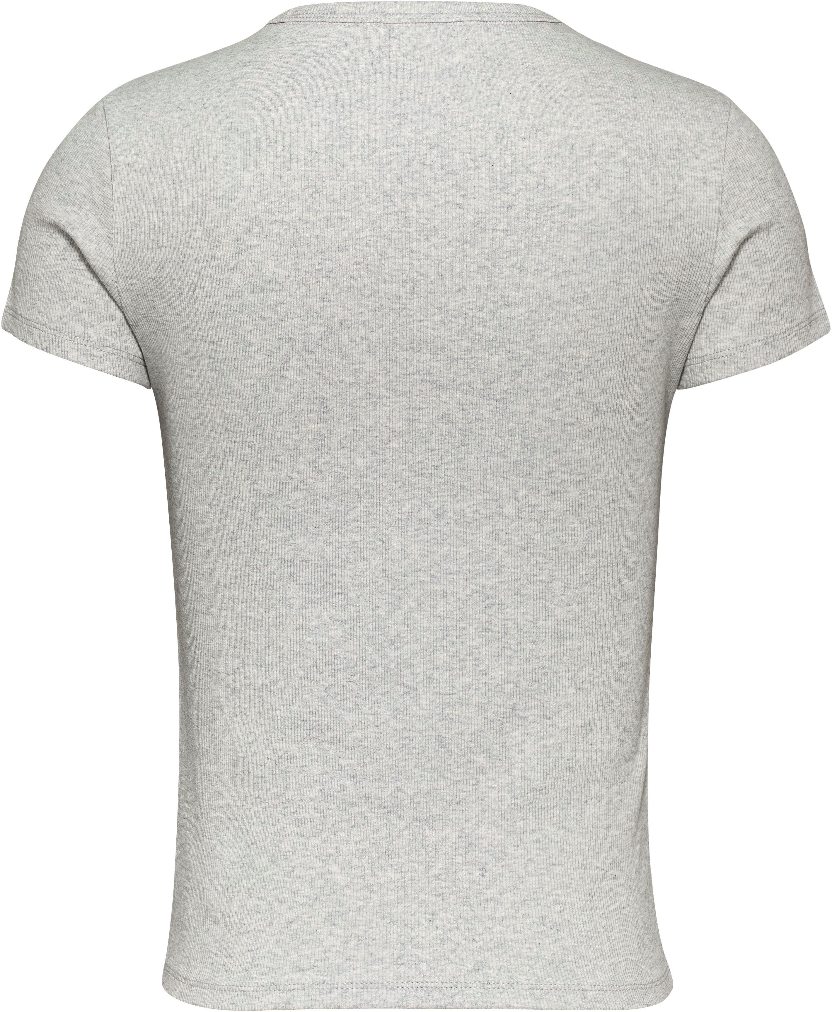 TOMMY JEANS T-shirt TJW SLIM ESSENTIAL RIB SS