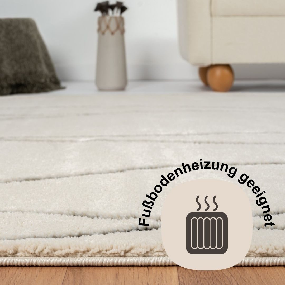 Myflair Möbel & Accessoires Hoogpolig vloerkleed Moroccan Handwrite modern, marokkaans ontwerp, fluffy zacht, met franjes