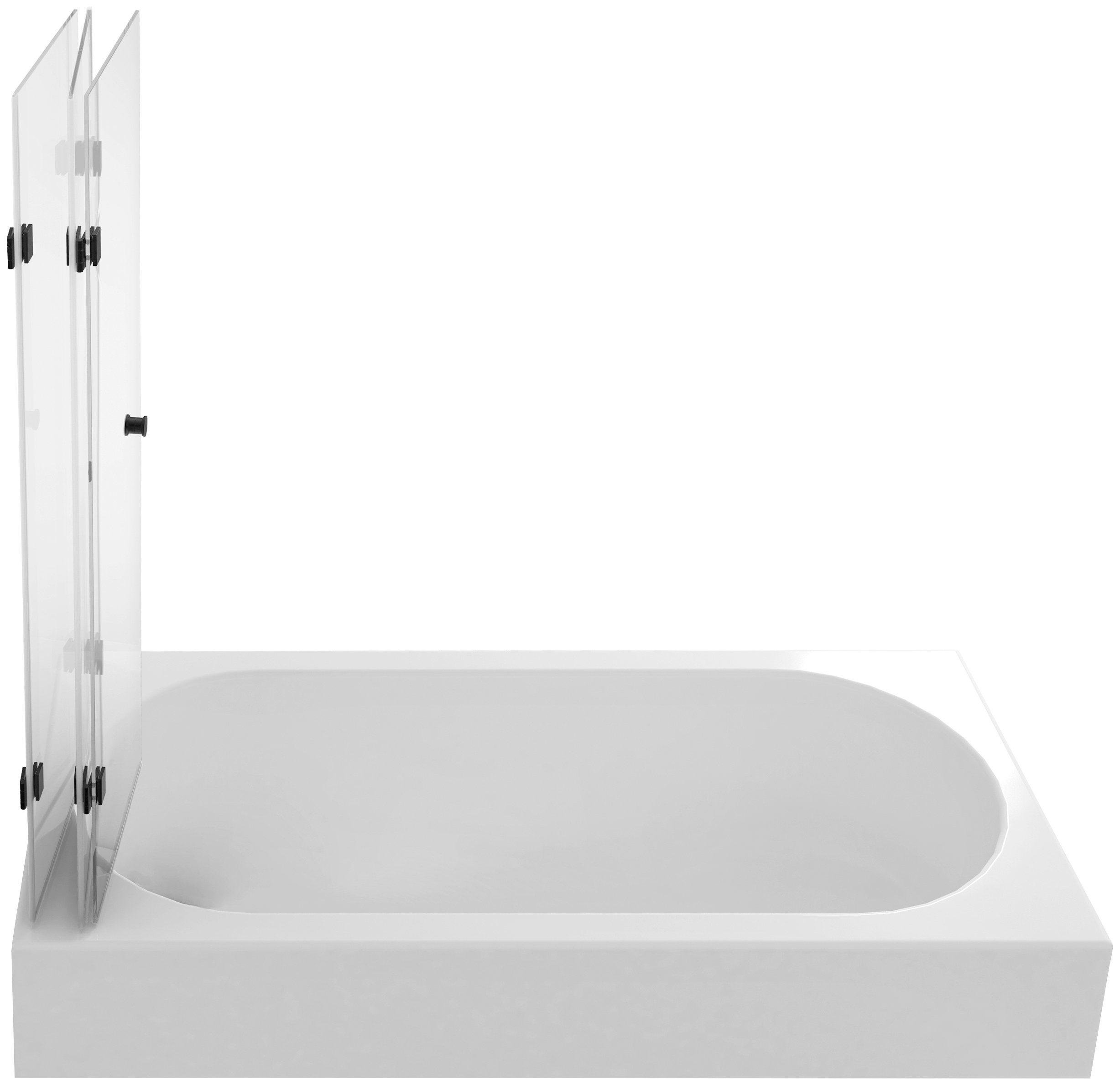 Marwell Badscherm Gallery Breedte: 80 cm, 100 cm x 3 cm (1-delig)