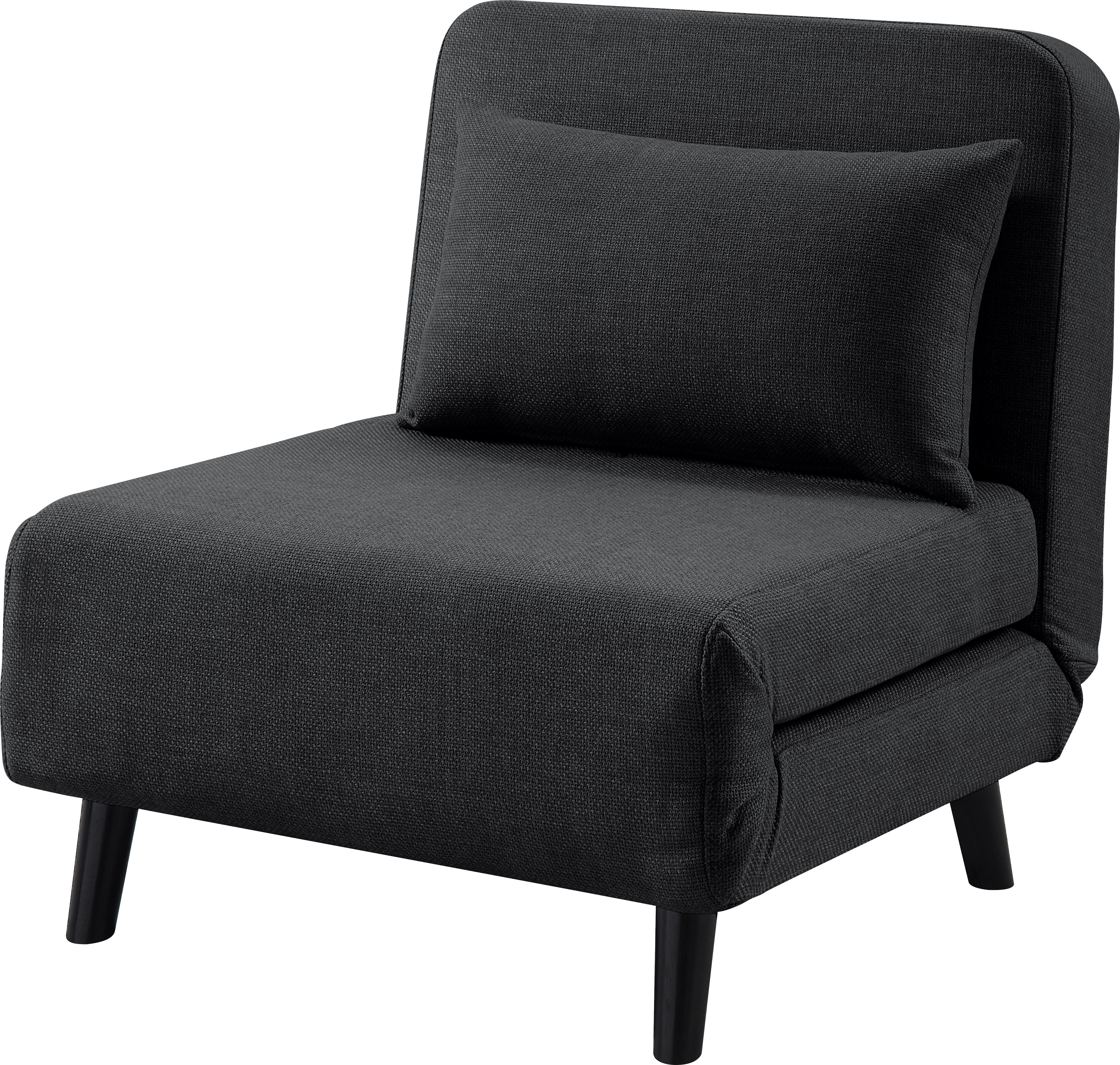 ATLANTIC home collection Fauteuil Robby incl. bedfunctie, meerdere verstelbaar, structuurstof