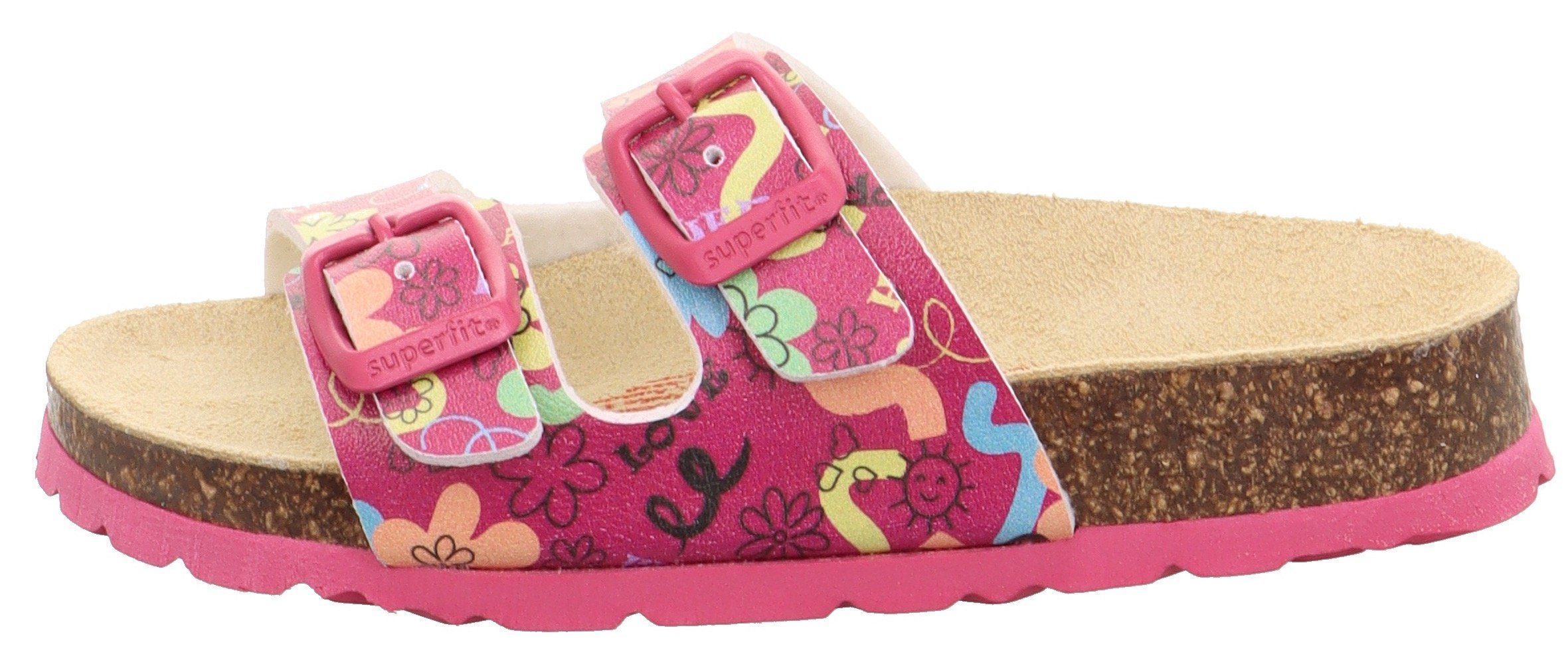 Superfit Slippers Pantoffel WMS: Gemiddeld Slippers, huisschoen met gespen, maat sjabloon om te downloaden