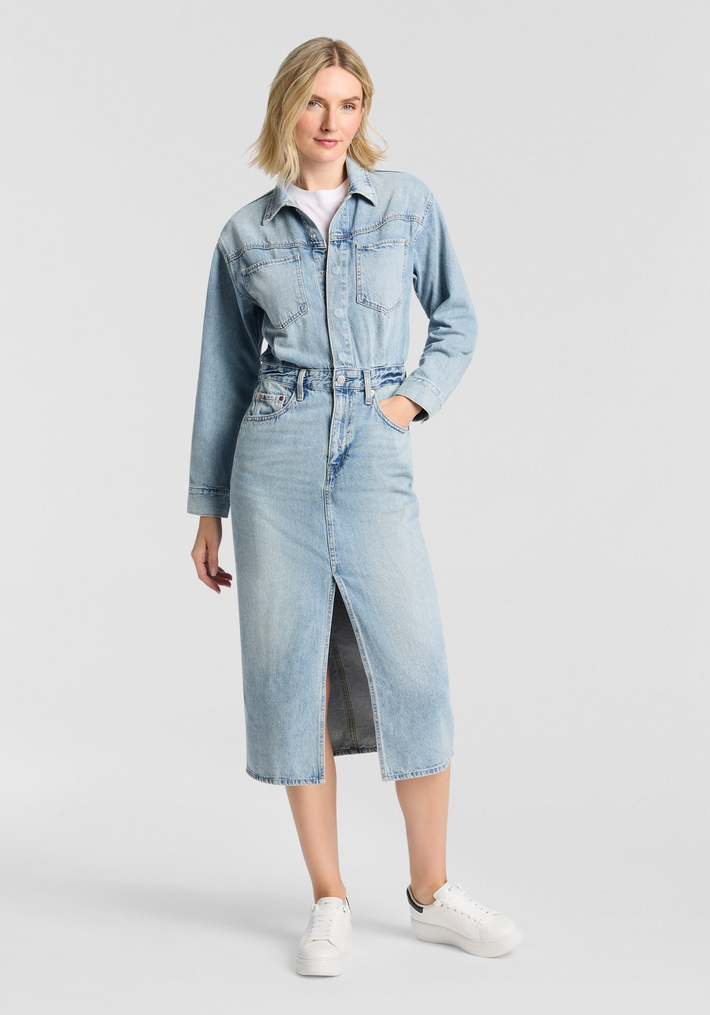 Levi's® Jeans jurk WESTERN DENIM MID