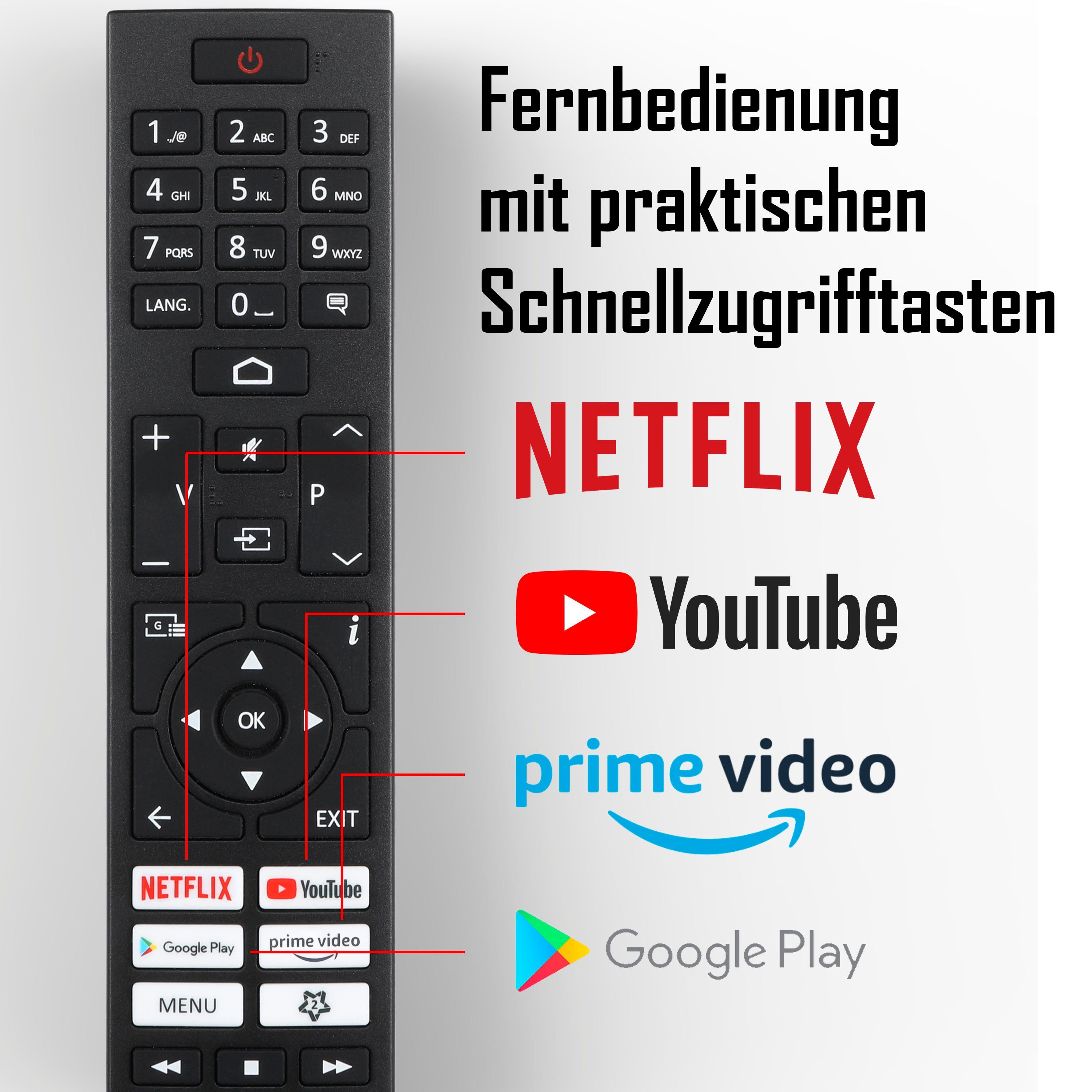 JVC Led-TV LT-50VA3355, 126 cm / 50", 4K Ultra HD, Android TV - Smart TV