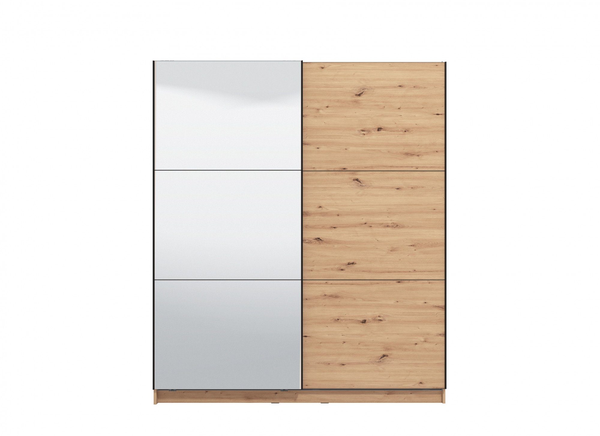 INOSIGN Zweefdeurkast Sierra kledingkast met spiegel linnenkast garderobe Topseller INCLUSIEF interne indeling, FSC®-gecertificeerd, OTTOs Choice