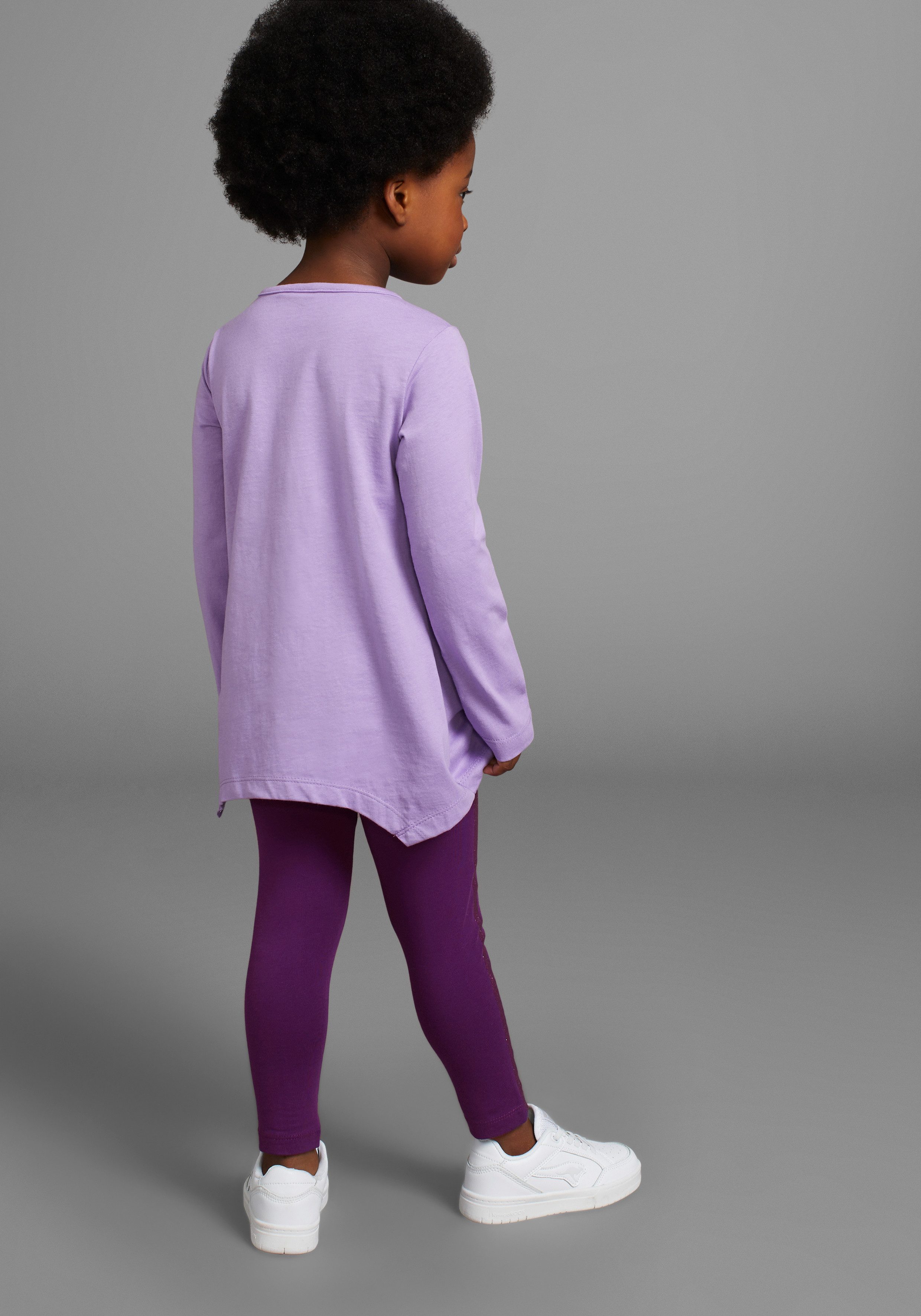 KIDSWORLD Shirt met lange mouwen & legging 2-delig set shirt + leggings met glinsterende details (set, 2-delig, 2)