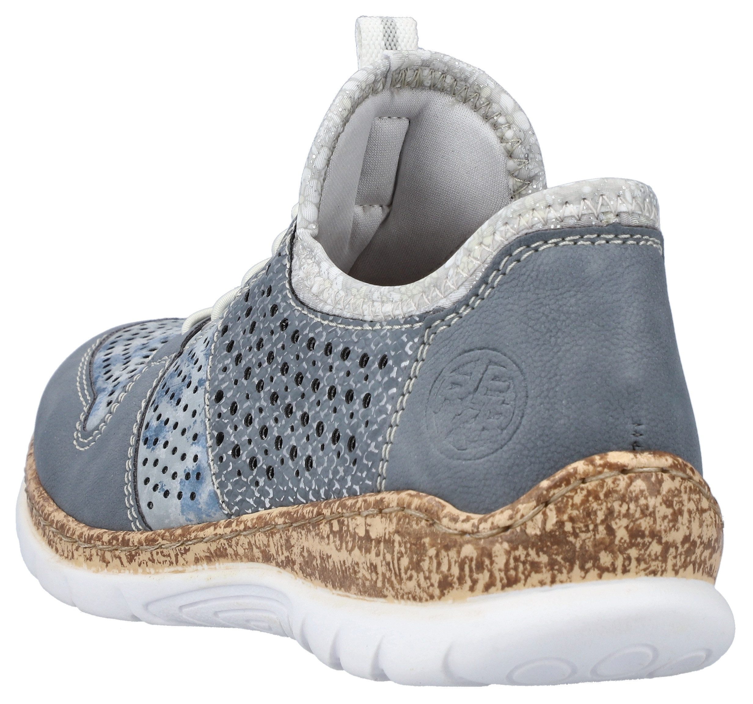 Rieker Slip-on sneakers Slipper, instapschoen met memo soft uitrusting