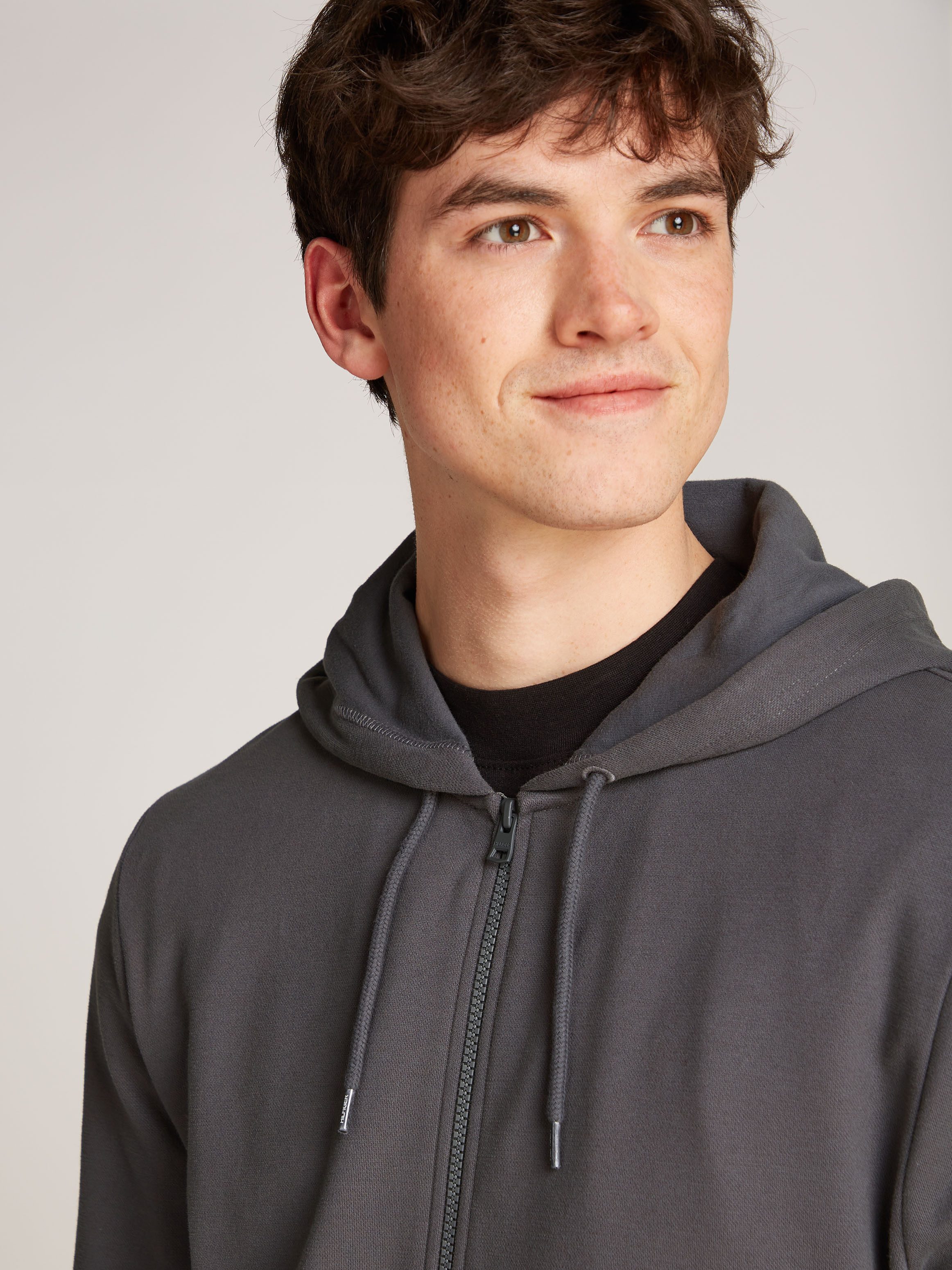 Tommy Hilfiger Underwear Hoodie FZ HOODIE met logoborduursels