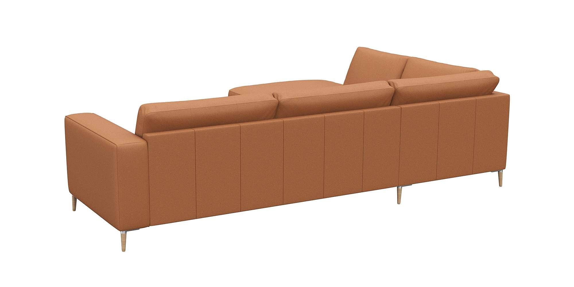 FLEXLUX Hoekbank Fiore, zitconstructie met hoogwaardig koudschuim voor meer zitcomfort