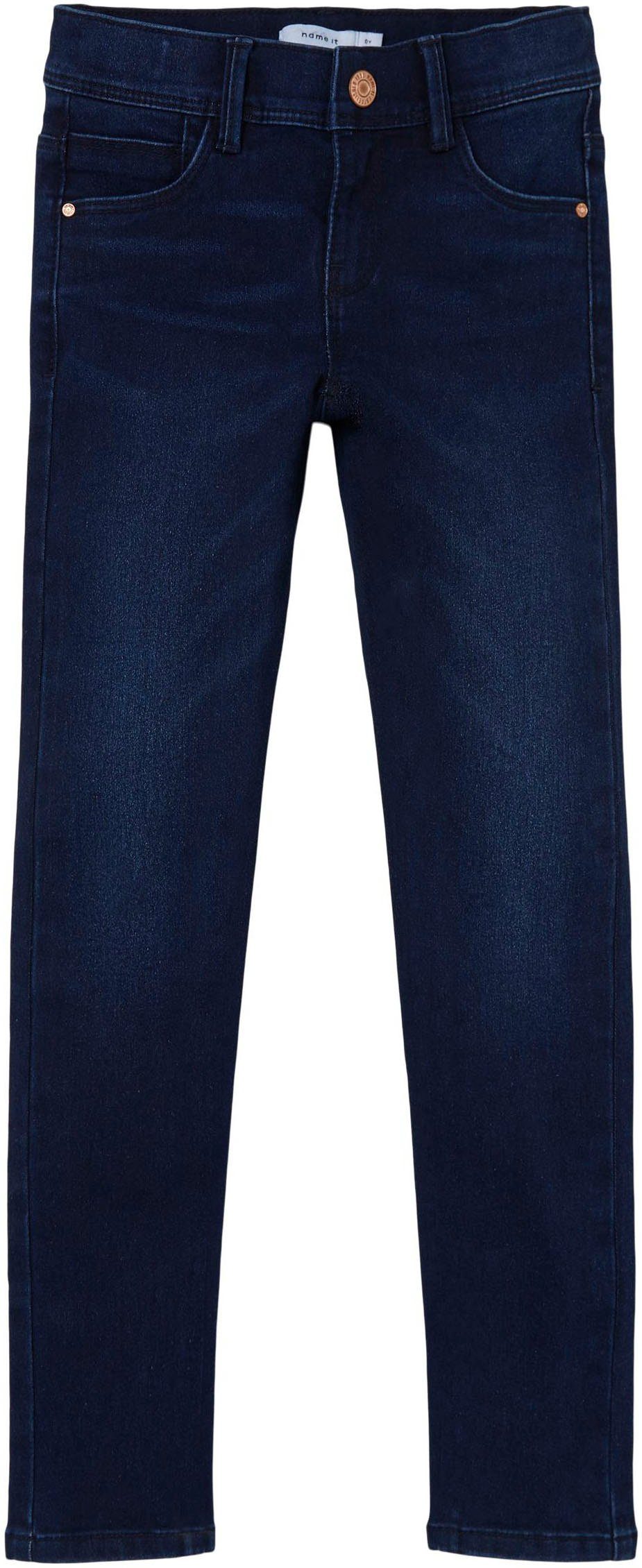 Name It Stretch jeans NKFPOLLY DNMTAX PANT van comfortabel stretch-denim