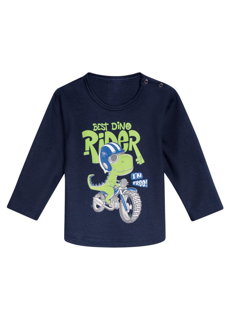 Trigema Sweatshirt Langarmshirt met grote dino-print