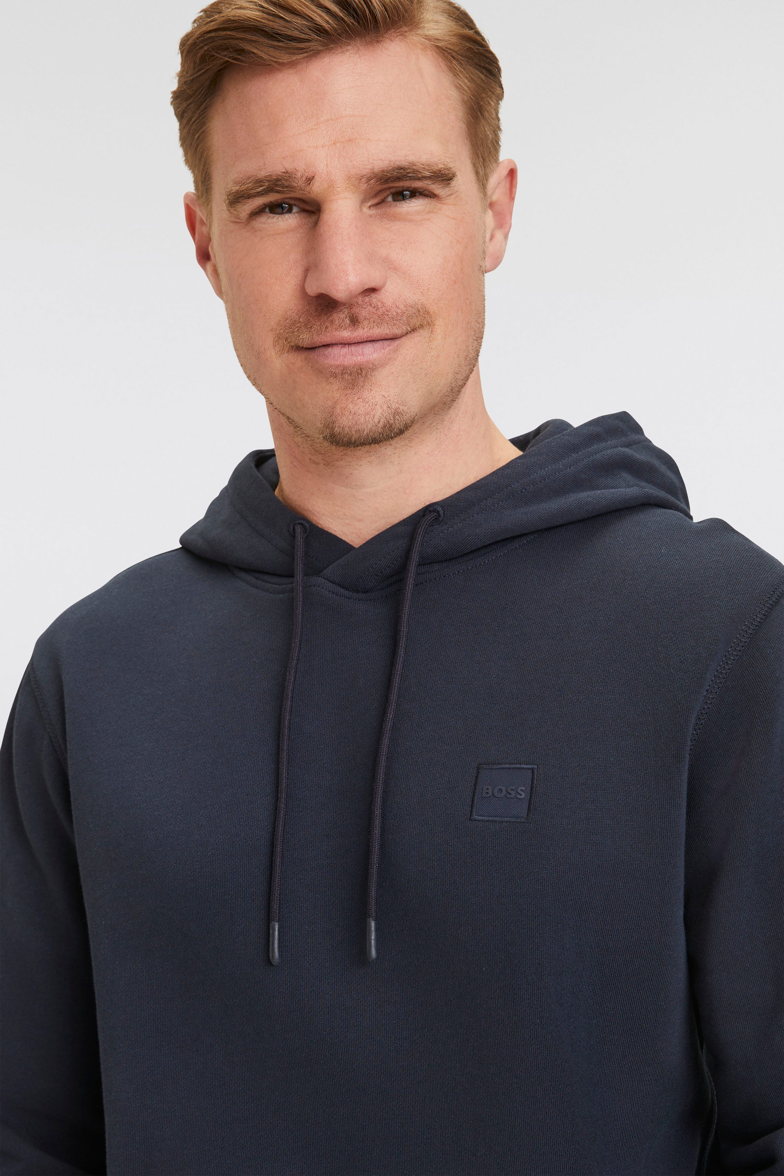 Boss Orange Hoodie Wetalk met geborduurd boss merkembleem