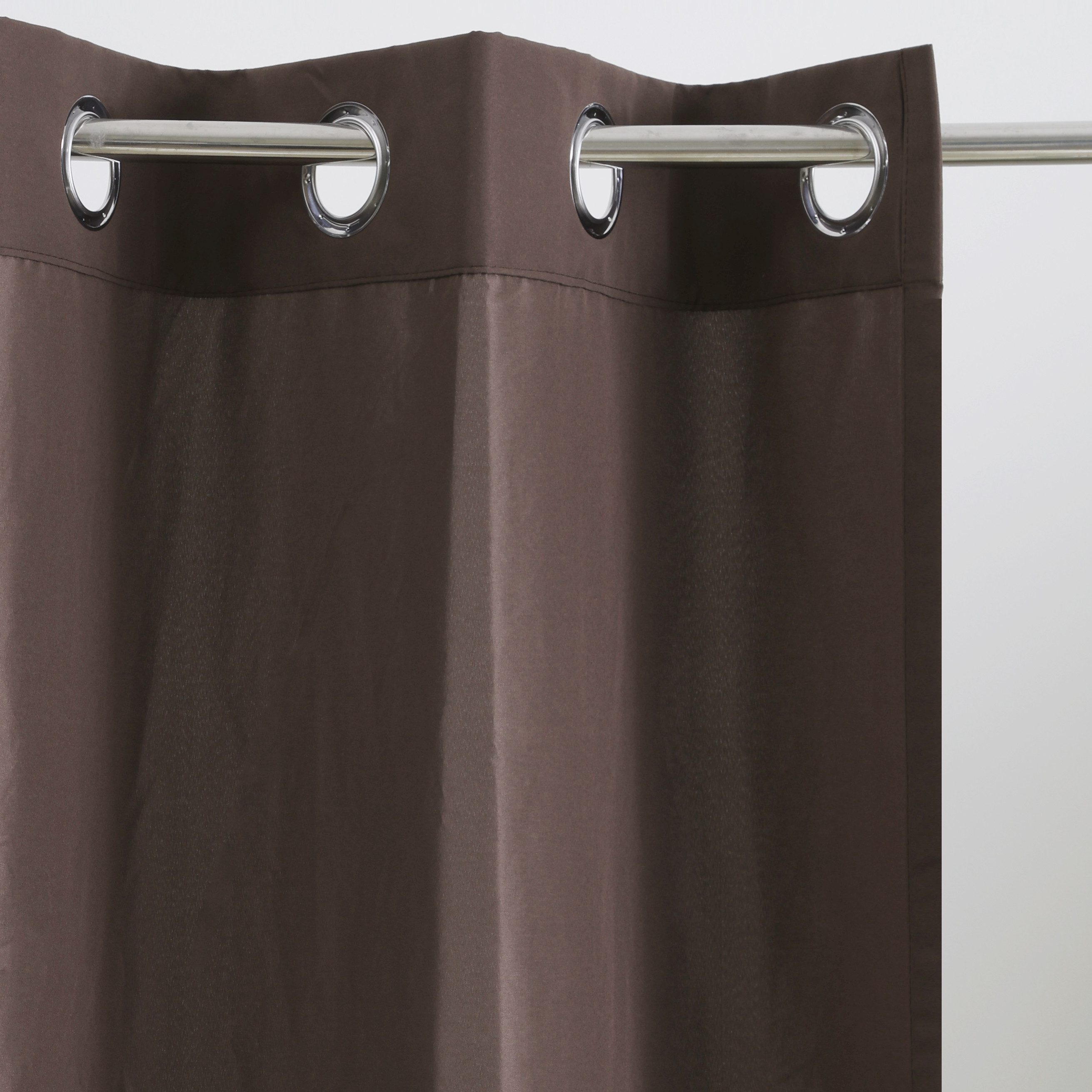 Bruno Banani Gordijn Lagan set van 2, geweven, microvezel, verschillende maten, effen kleur, bestseller (2 stuks)