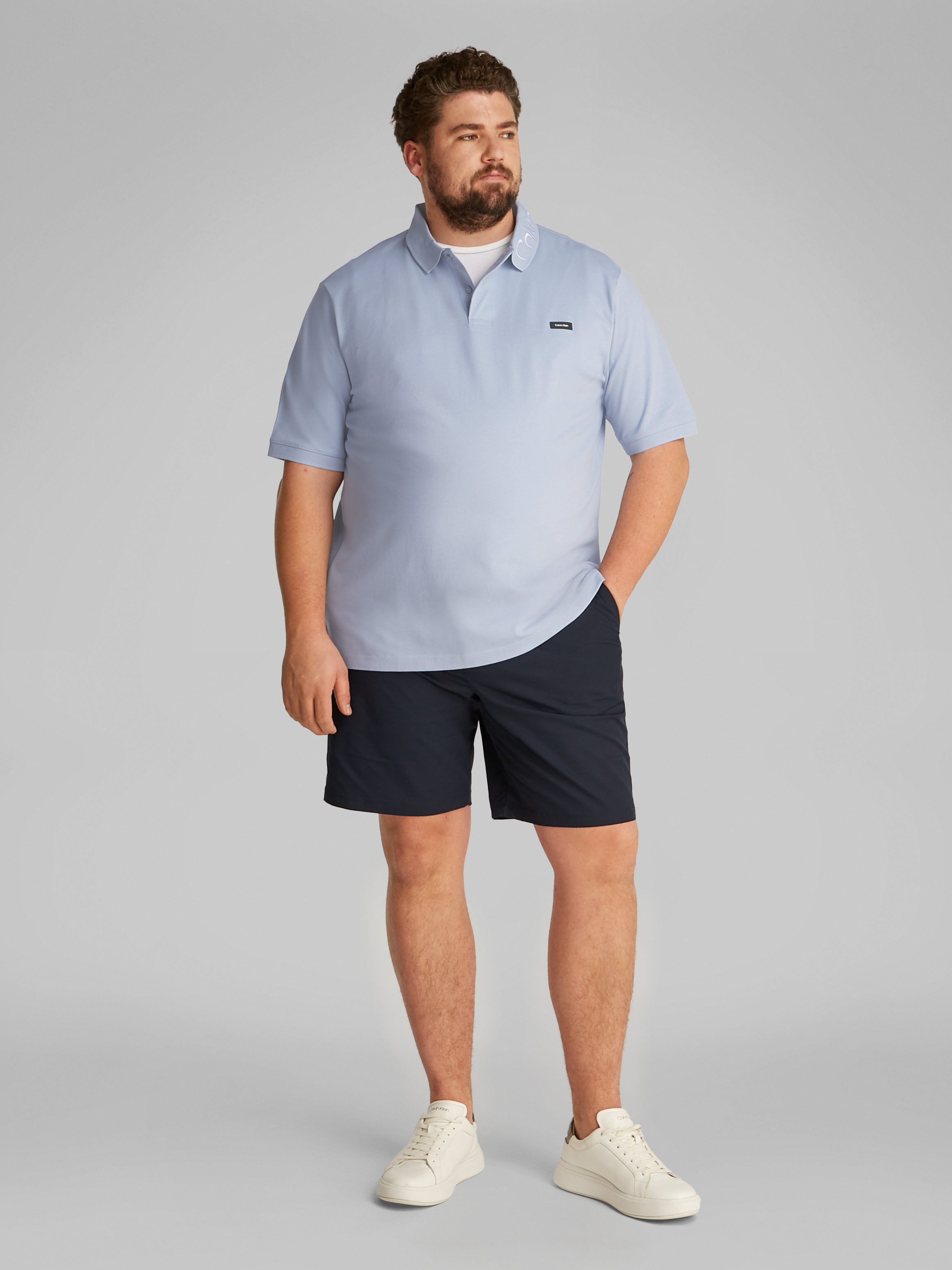 Calvin Klein Poloshirt BT_STRETCH PIQUE LOGO CLLR POLO